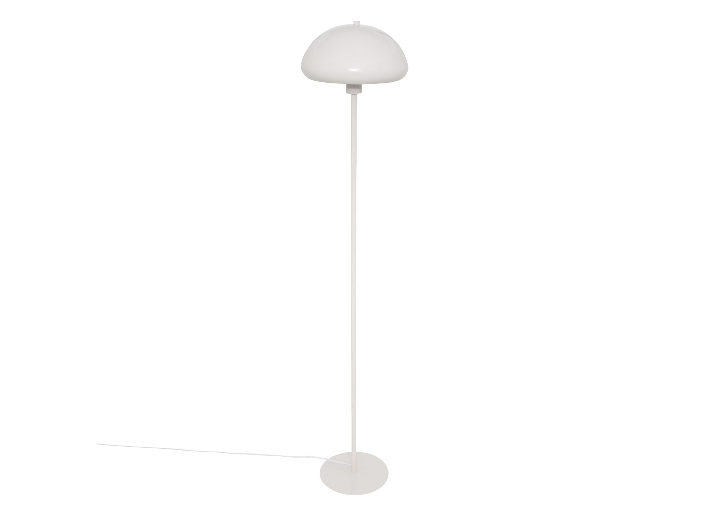 Staande lamp Savio H140cm - staal - wit - Lampadaire Savio H140cm - acier - blanc