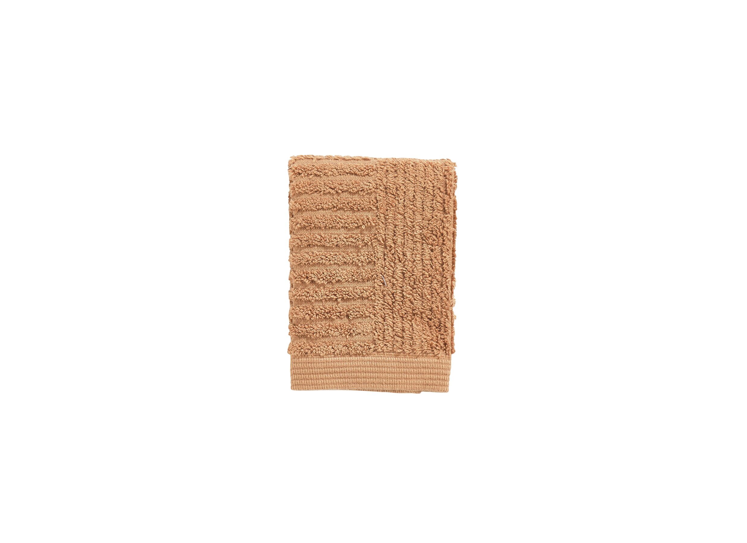 Plus Important - Serviette invité 30x30cm mandarine