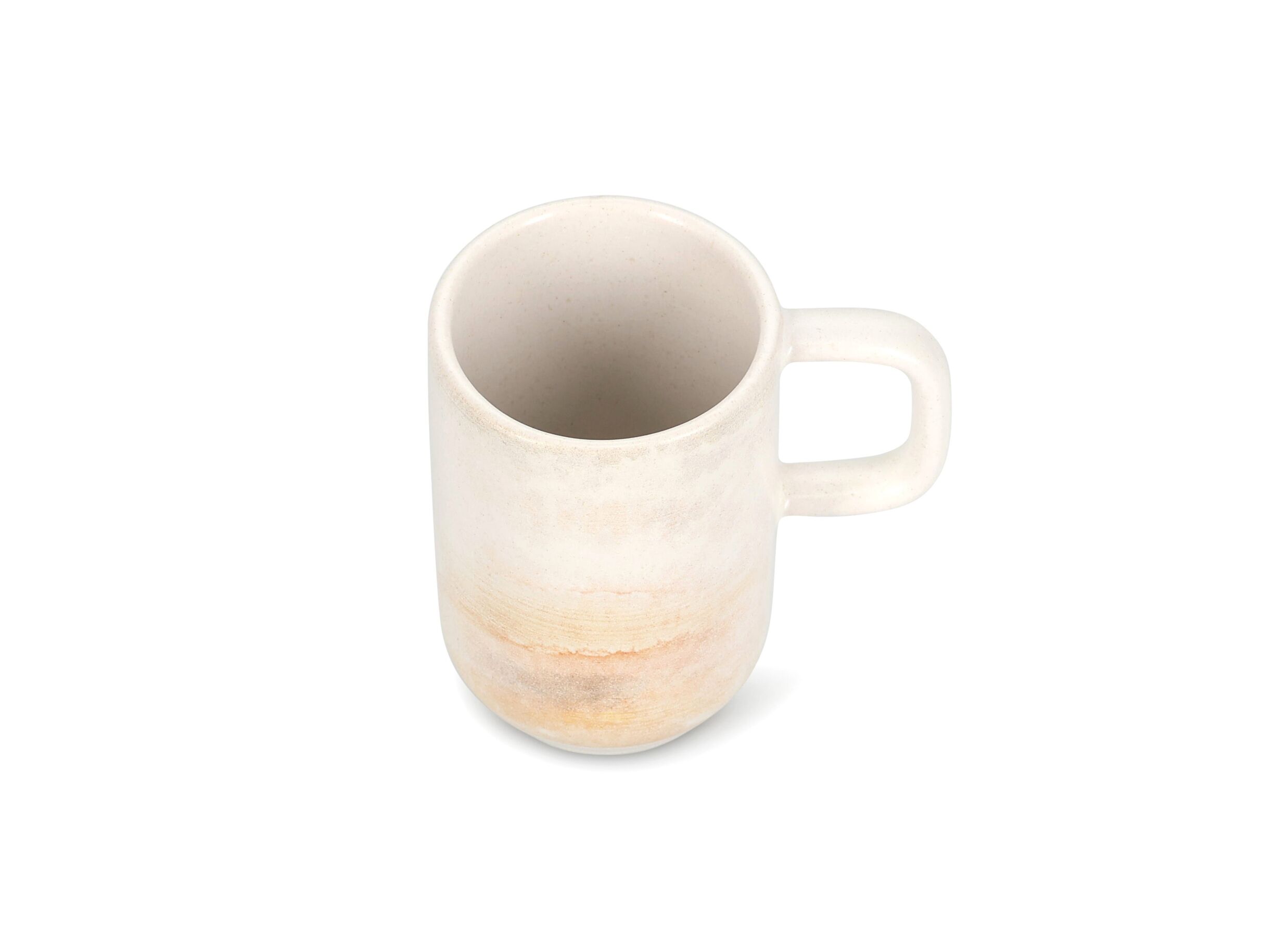 Overzichtsfoto - Koffiebeker Aquarel Sunrise 30cl - stoneware - beige