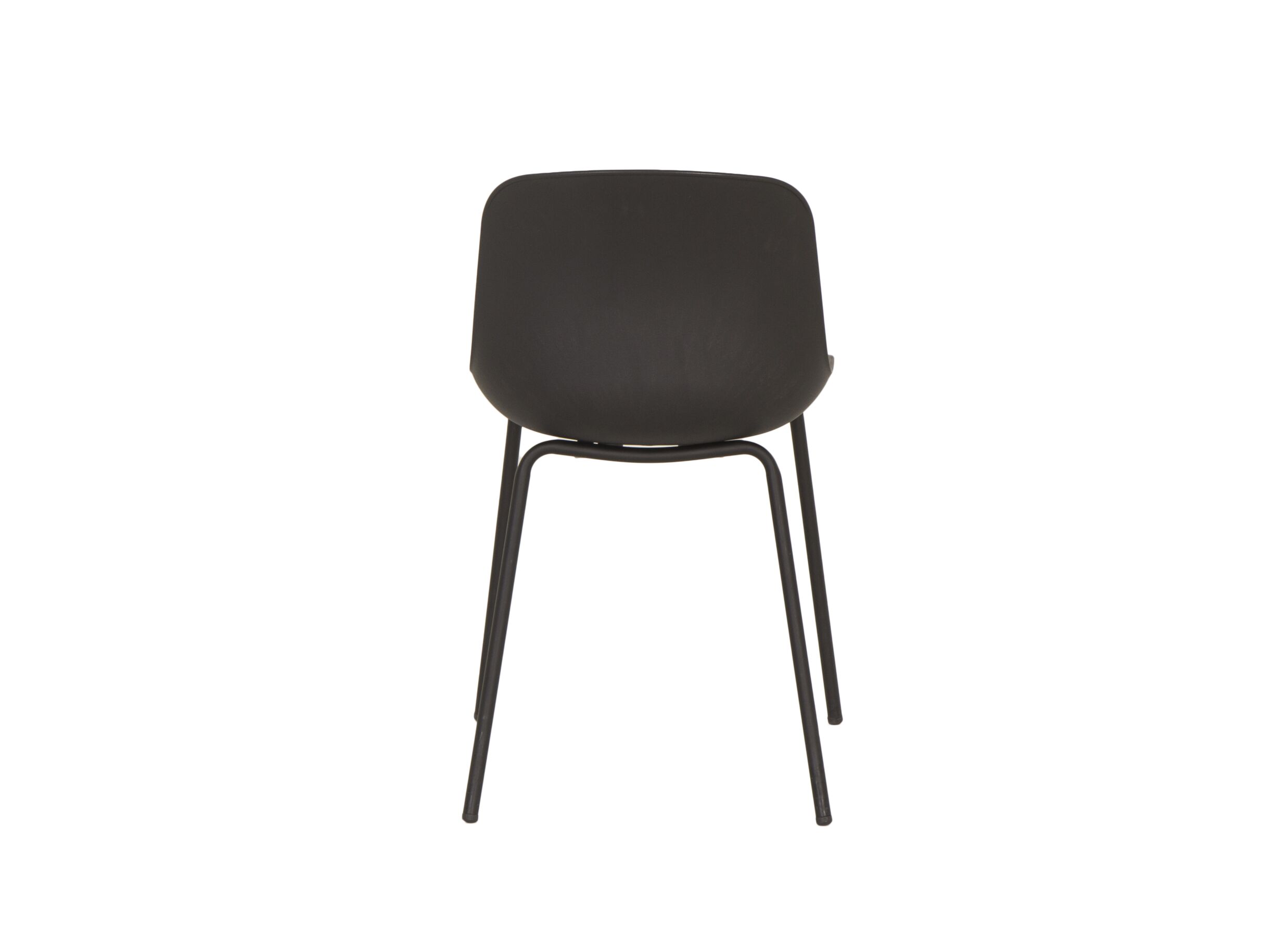 Chaise Atacama 46x48x80cm - plastique - noir