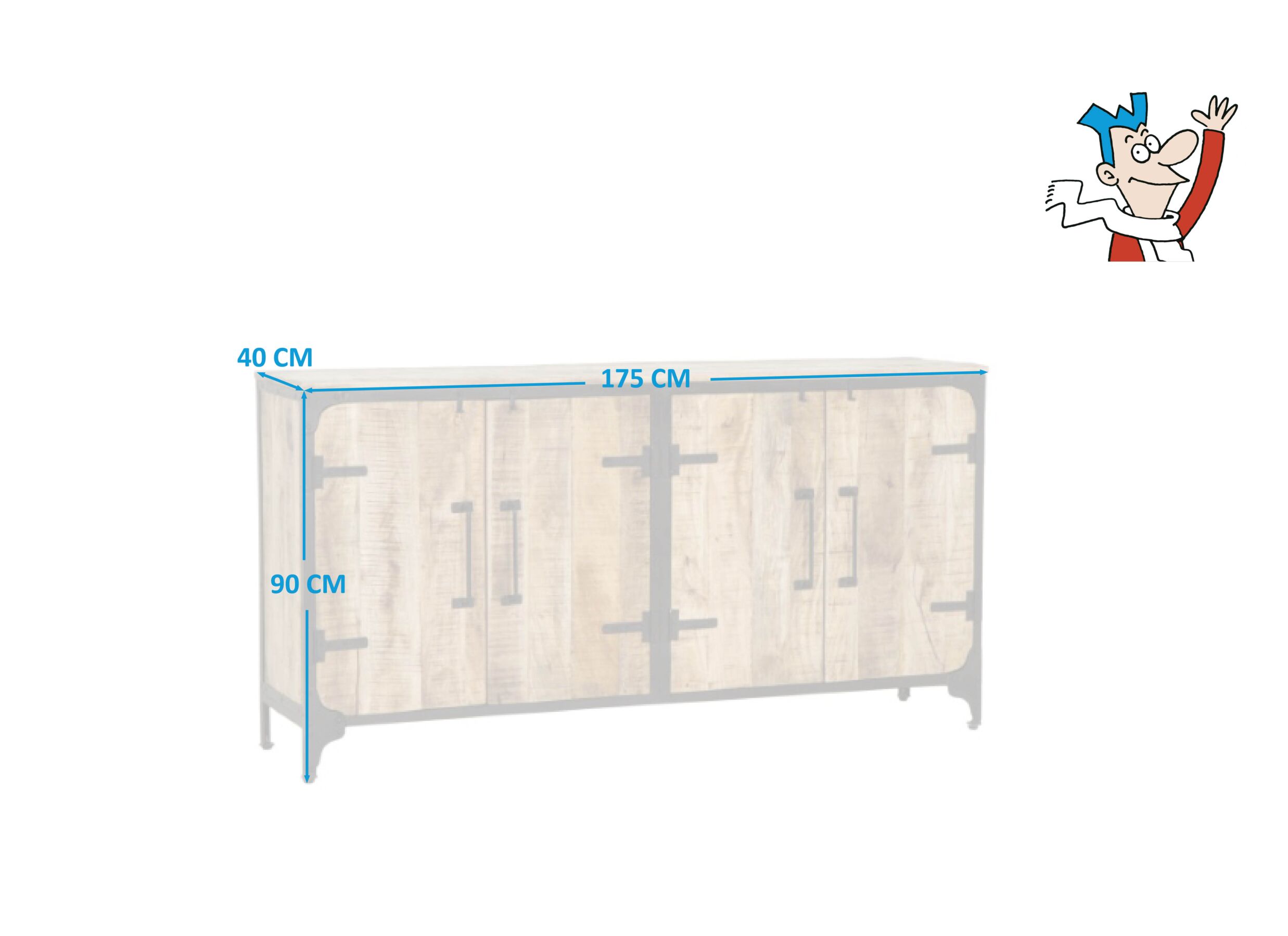 Dressoir Usher 175cm