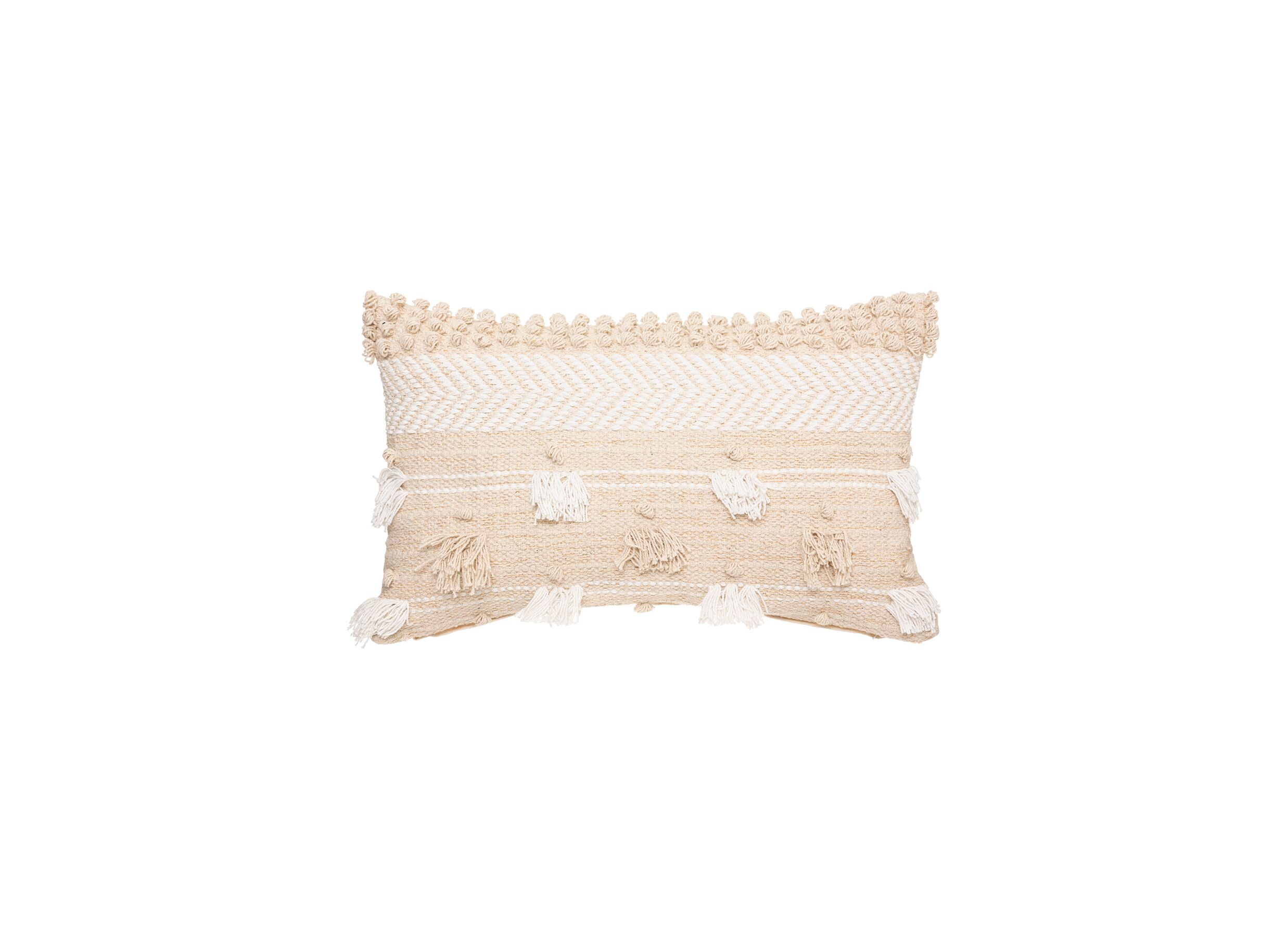 Coussin sable 30x50cm beige - Coussin sable 30x50cm - coton - sable