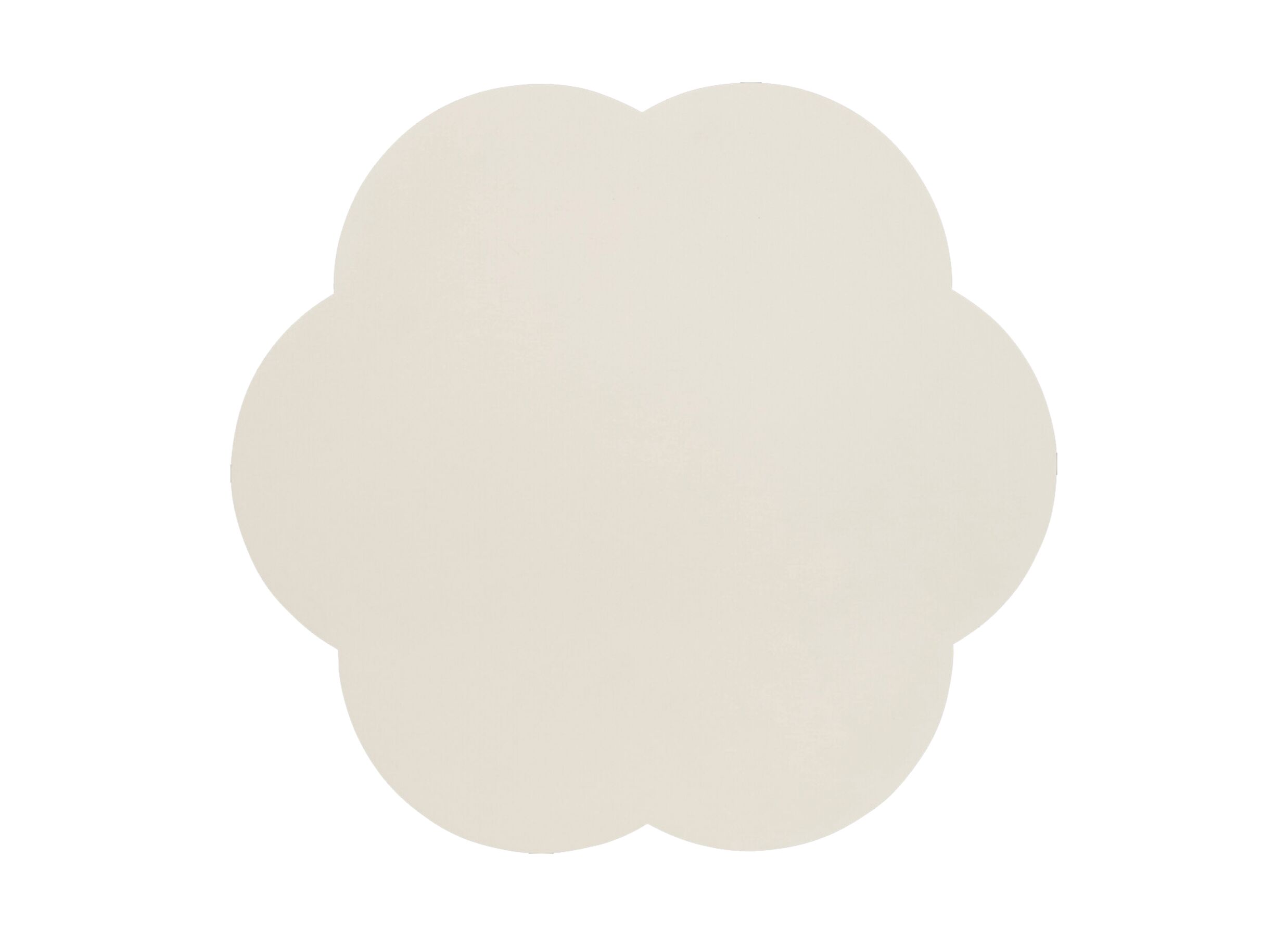 Overzichtsfoto - Bijzettafel Fiora Ø43cm - staal - ivoor