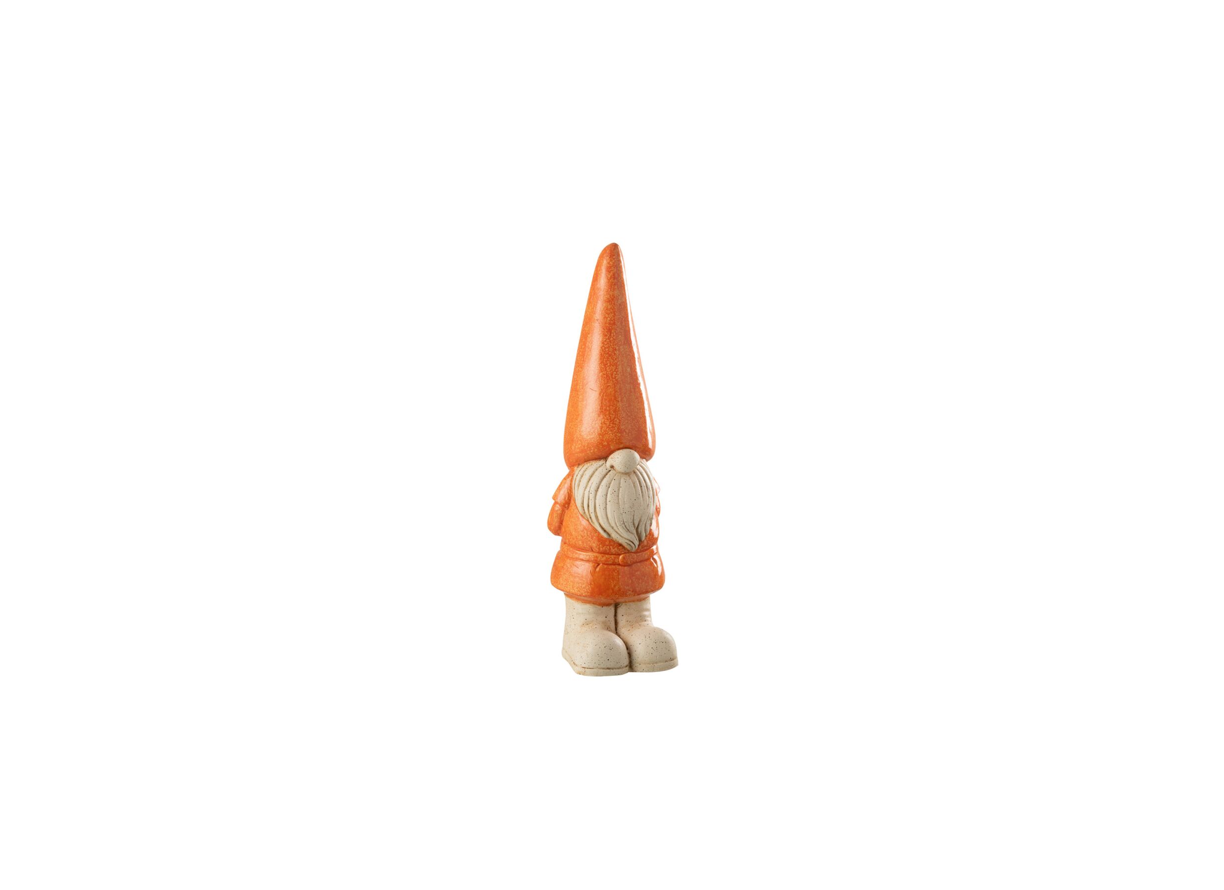 Beeld Kabouter H61cm - polystone - oranje - Beeld Kabouter H61cm - polystone - oranje