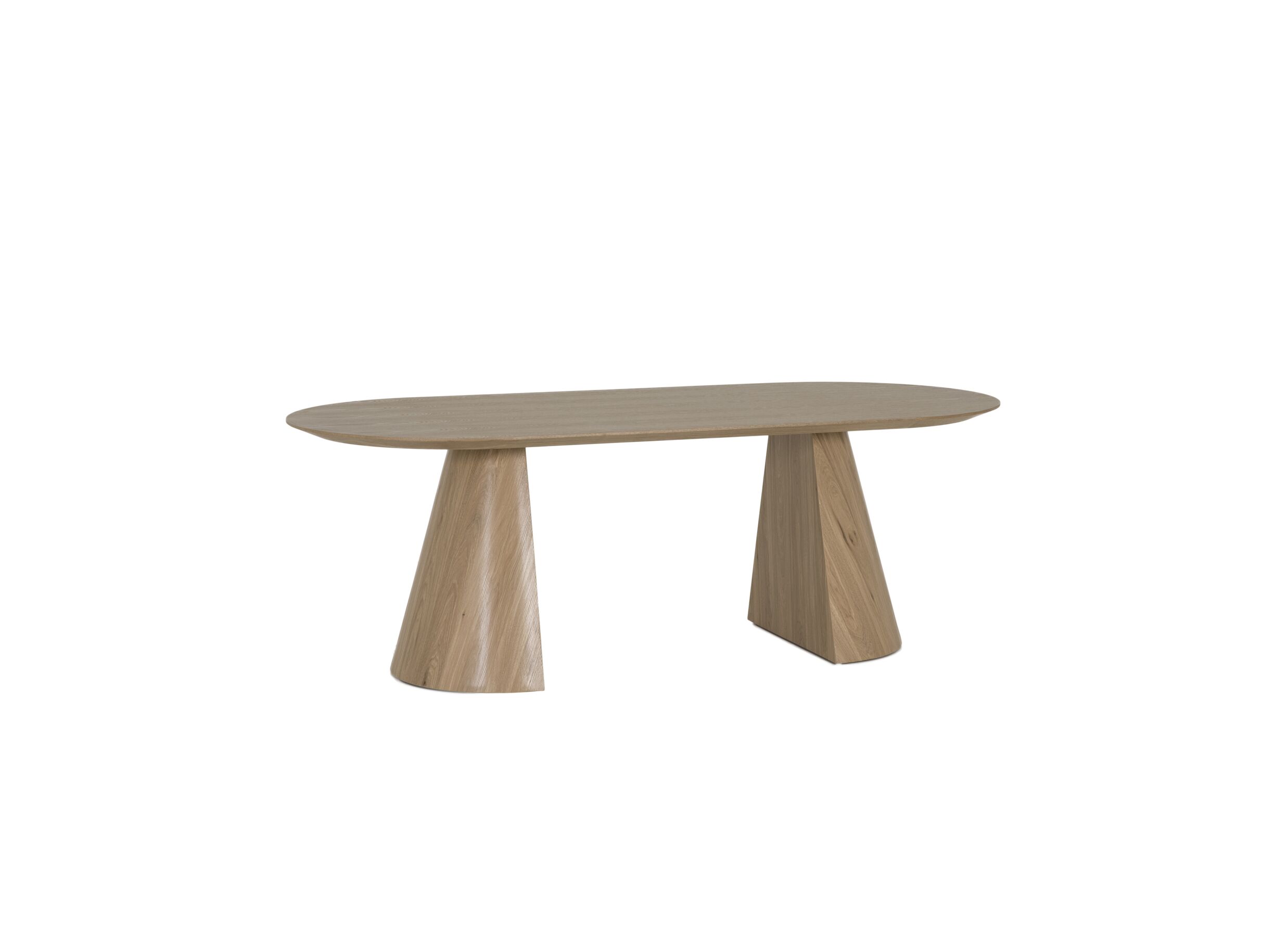Plus Important - Table Sheba 220x100cm - placage de frêne - naturel