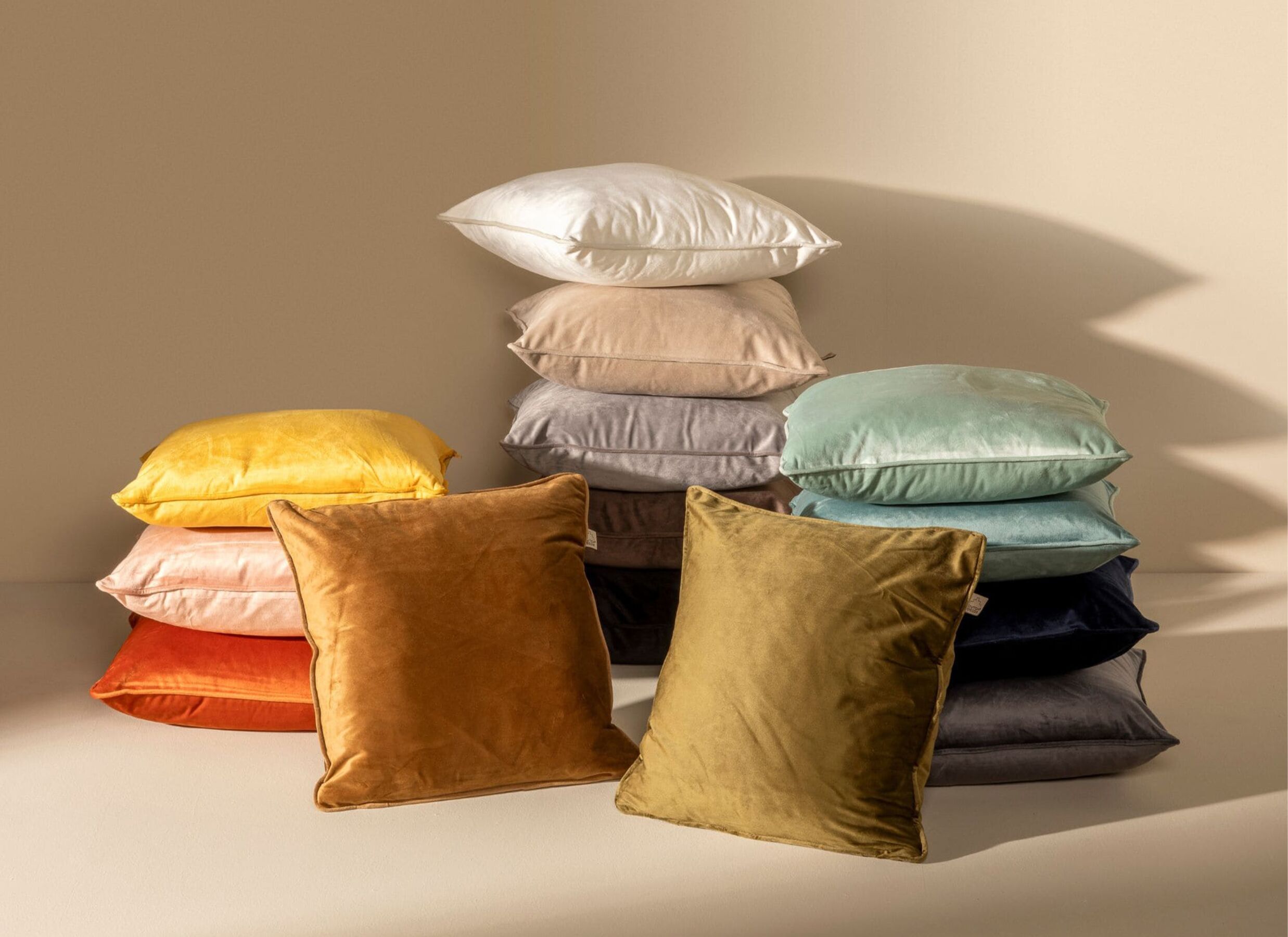 Foto ambiance - Coussin Finn 45x45cm - polyester - potters clay
