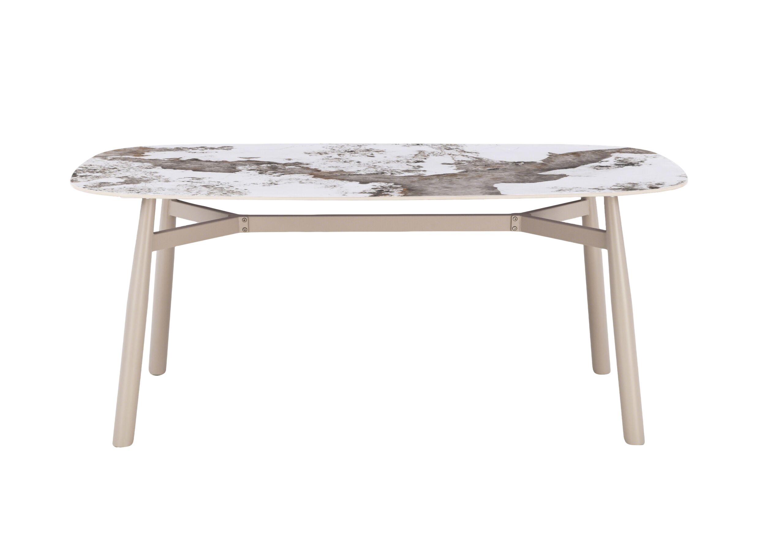 Aperçu - Table Stannis 180x90cm - céramique - beige