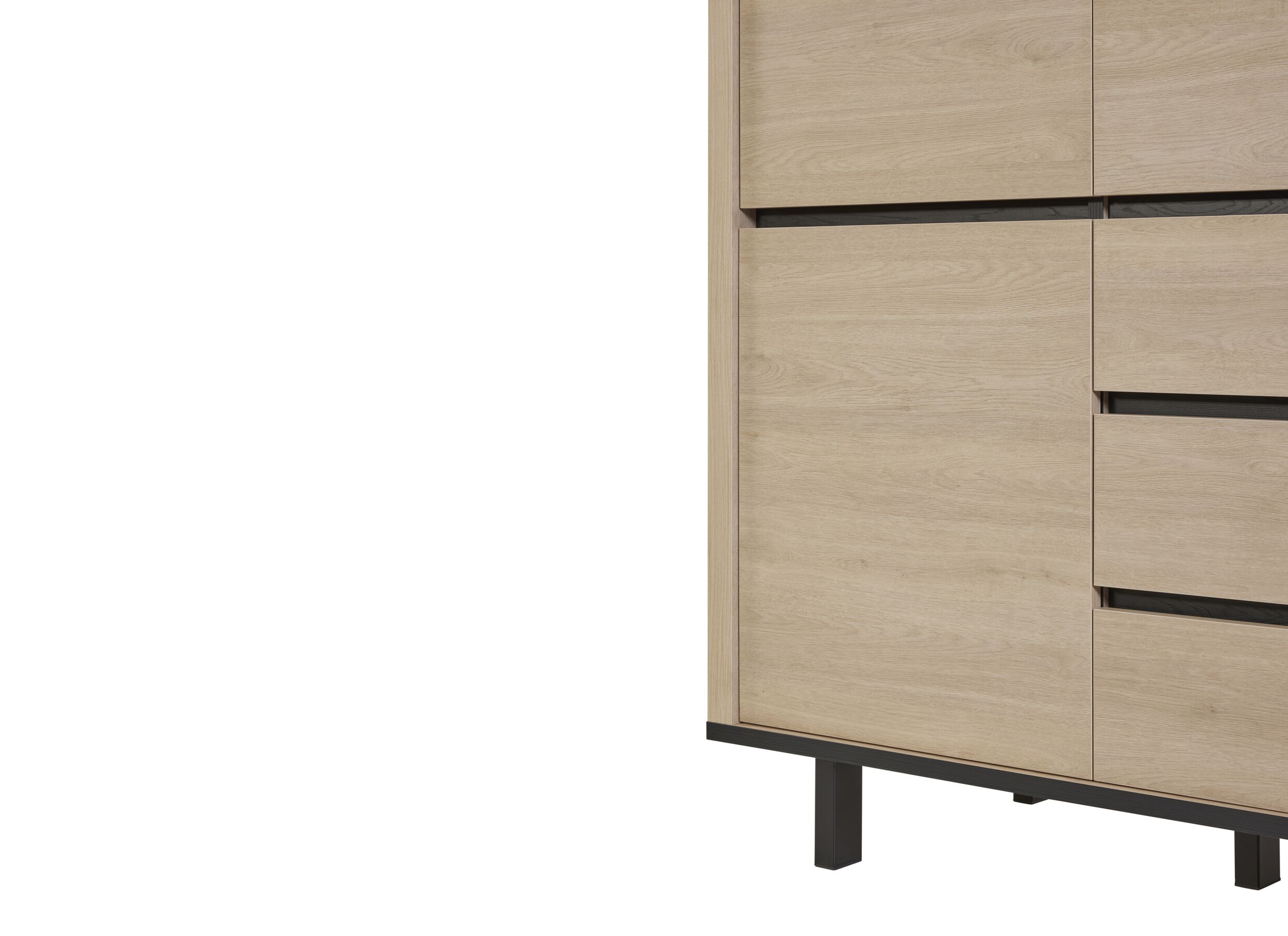 Detailfoto - Barkast Tyler 116cm - decor - urban oak