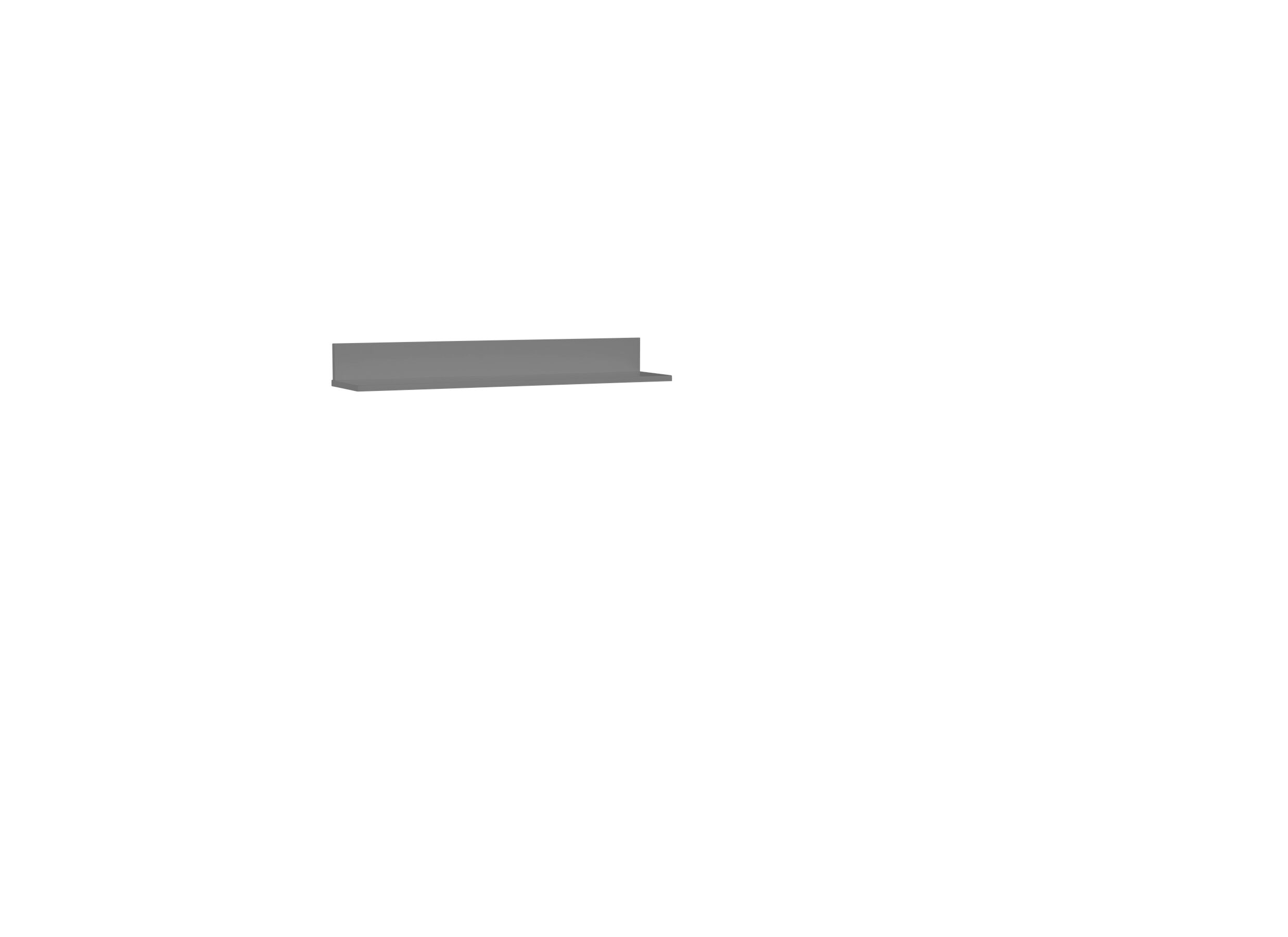 Tablette murale Vito Mira 95x20x20cm gris - Tablette murale Vito Mira 95x20x20cm gris