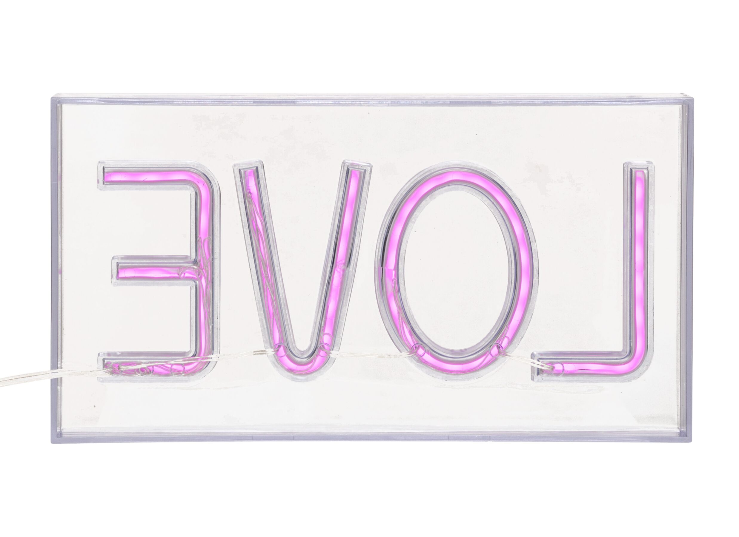 Overzichtsfoto - Ledlamp Neon Love 23x12,5cm - kunststof - roze