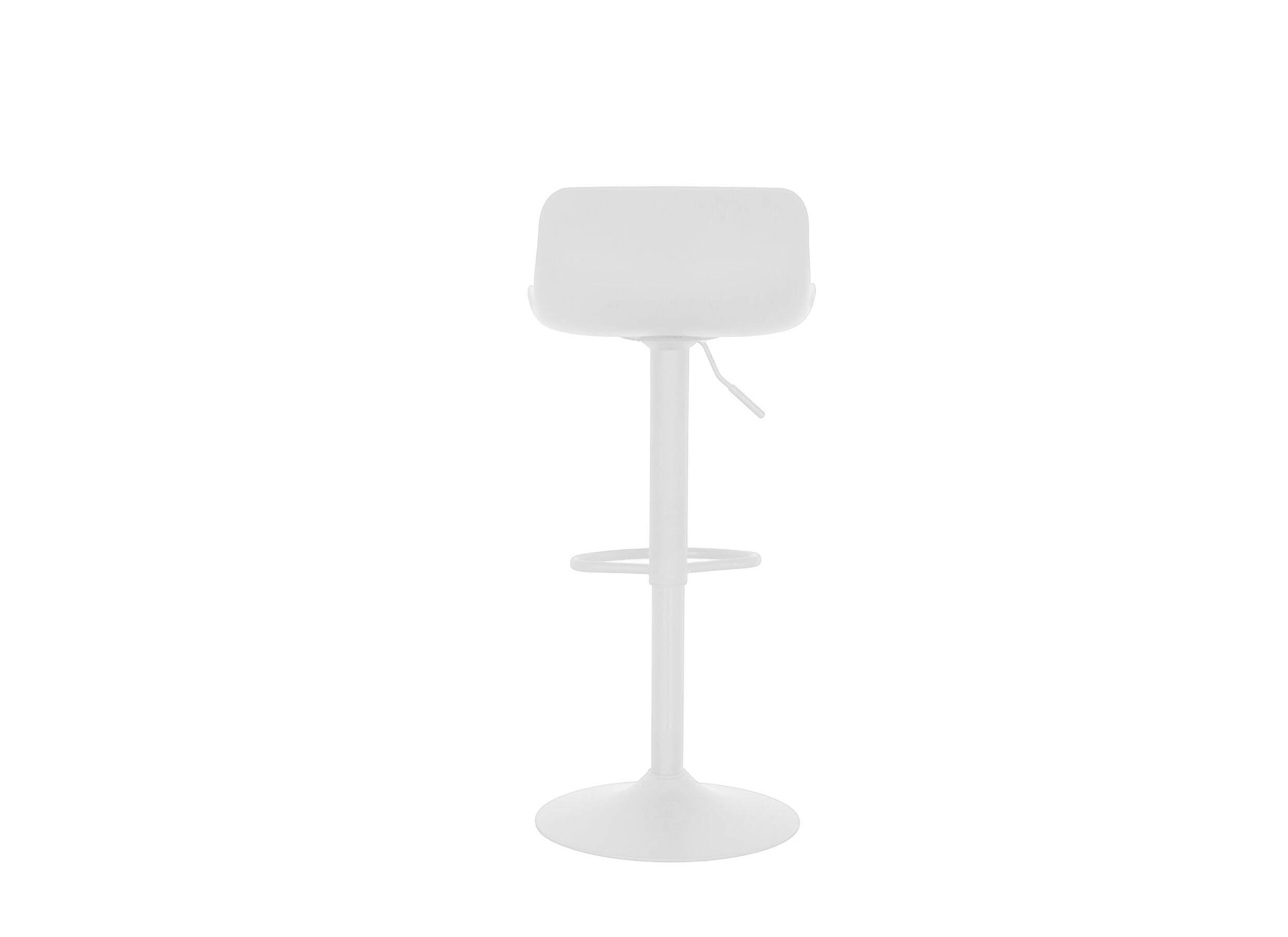 Chaise de bar Dune HA57-78cm - synthétique - blanc