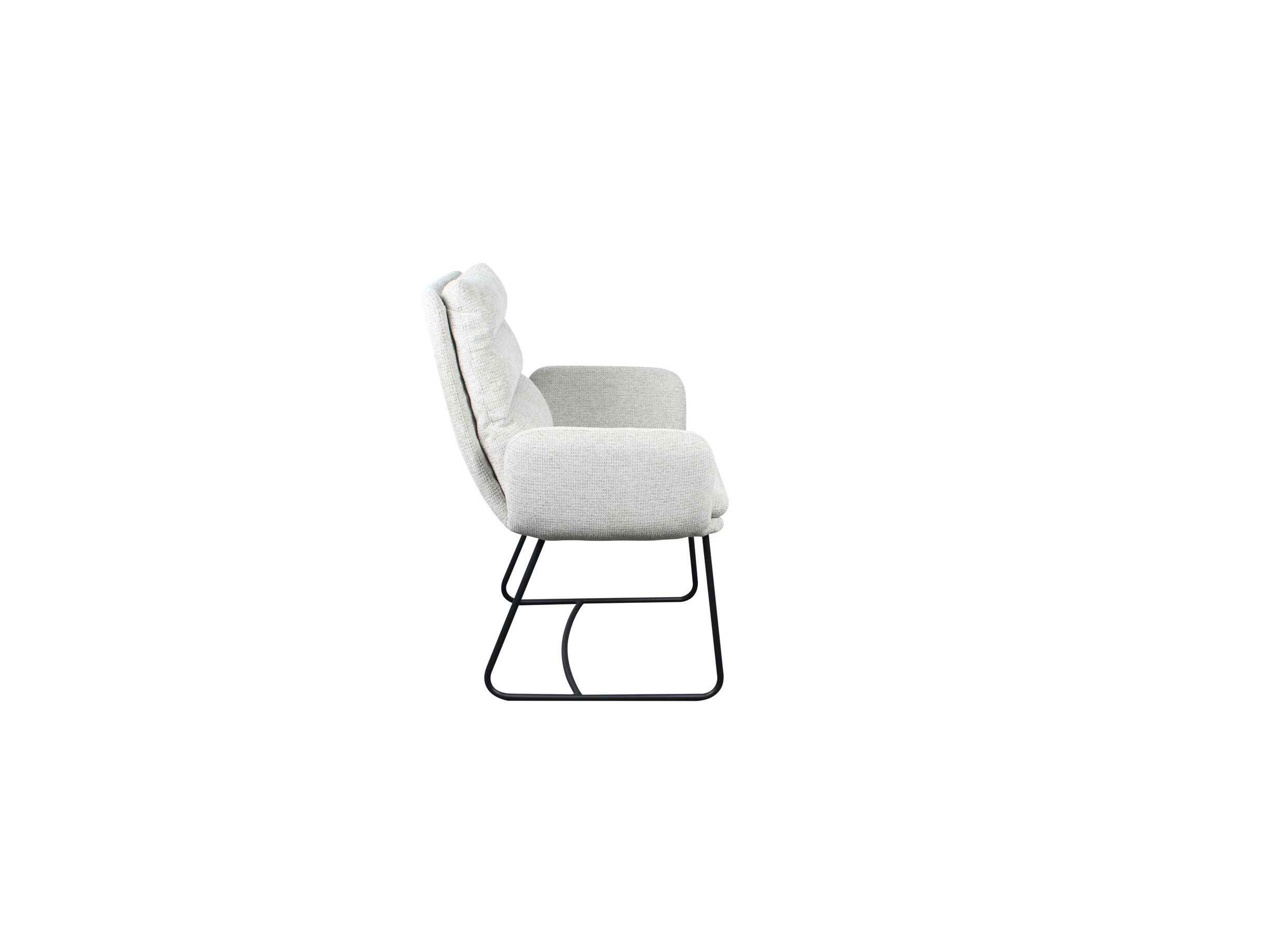 Stoel Crux 67x62x93cm - stof - cream
