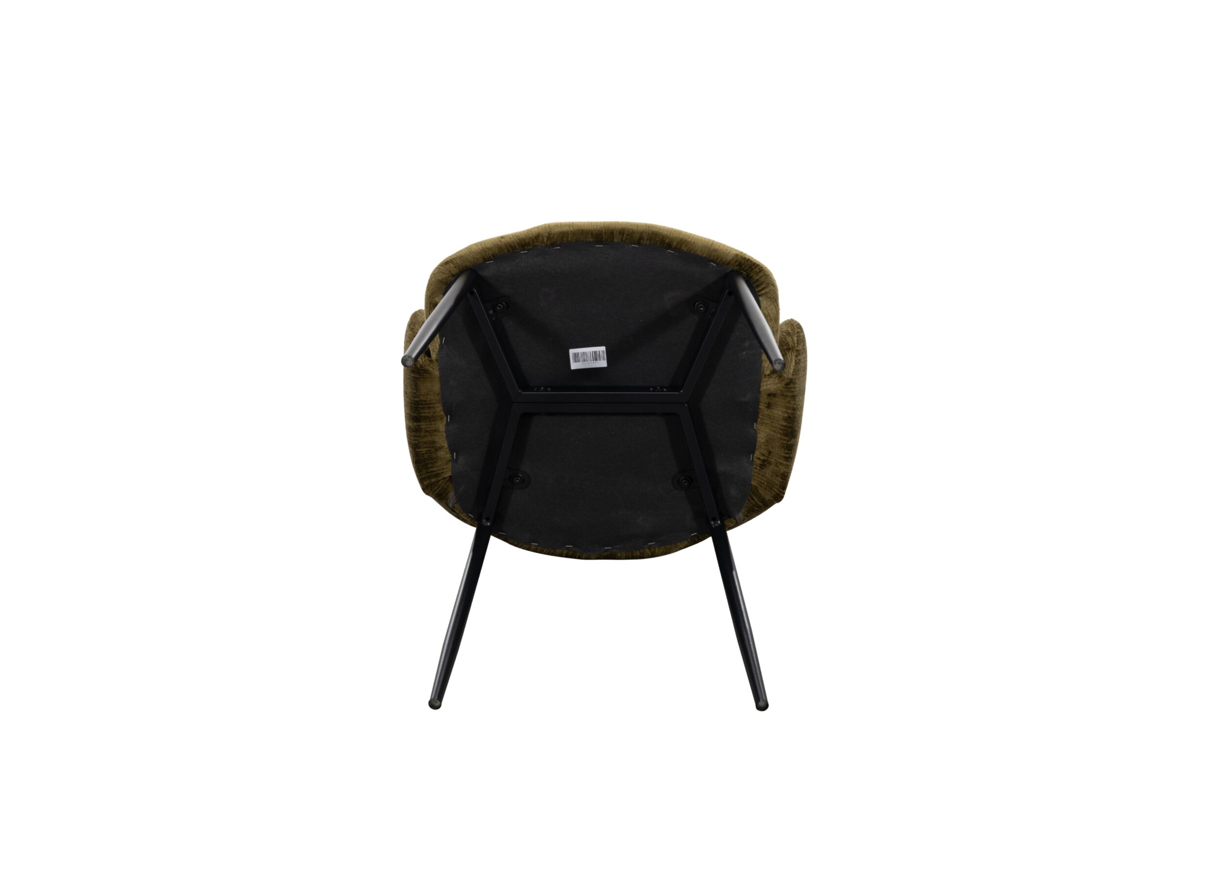 Overzichtsfoto - Stoel Read 58x62x80,5cm - stof - groen