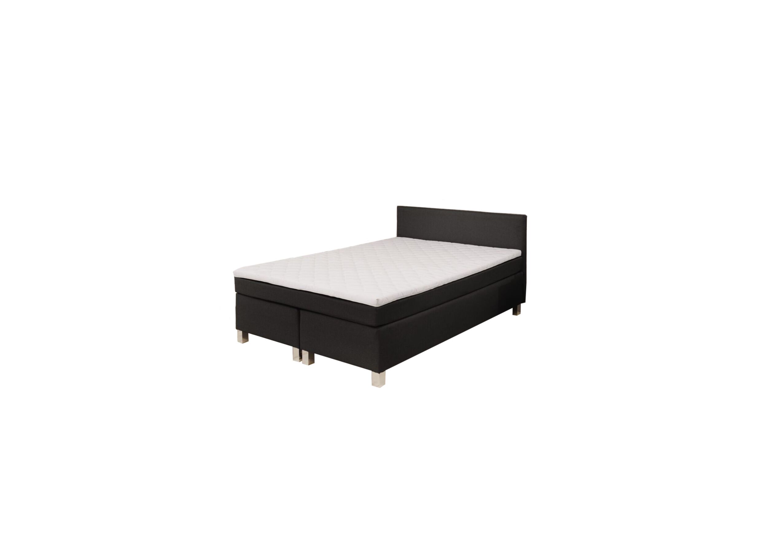 Boxspring BX1480 140x200cm - stof - zwart