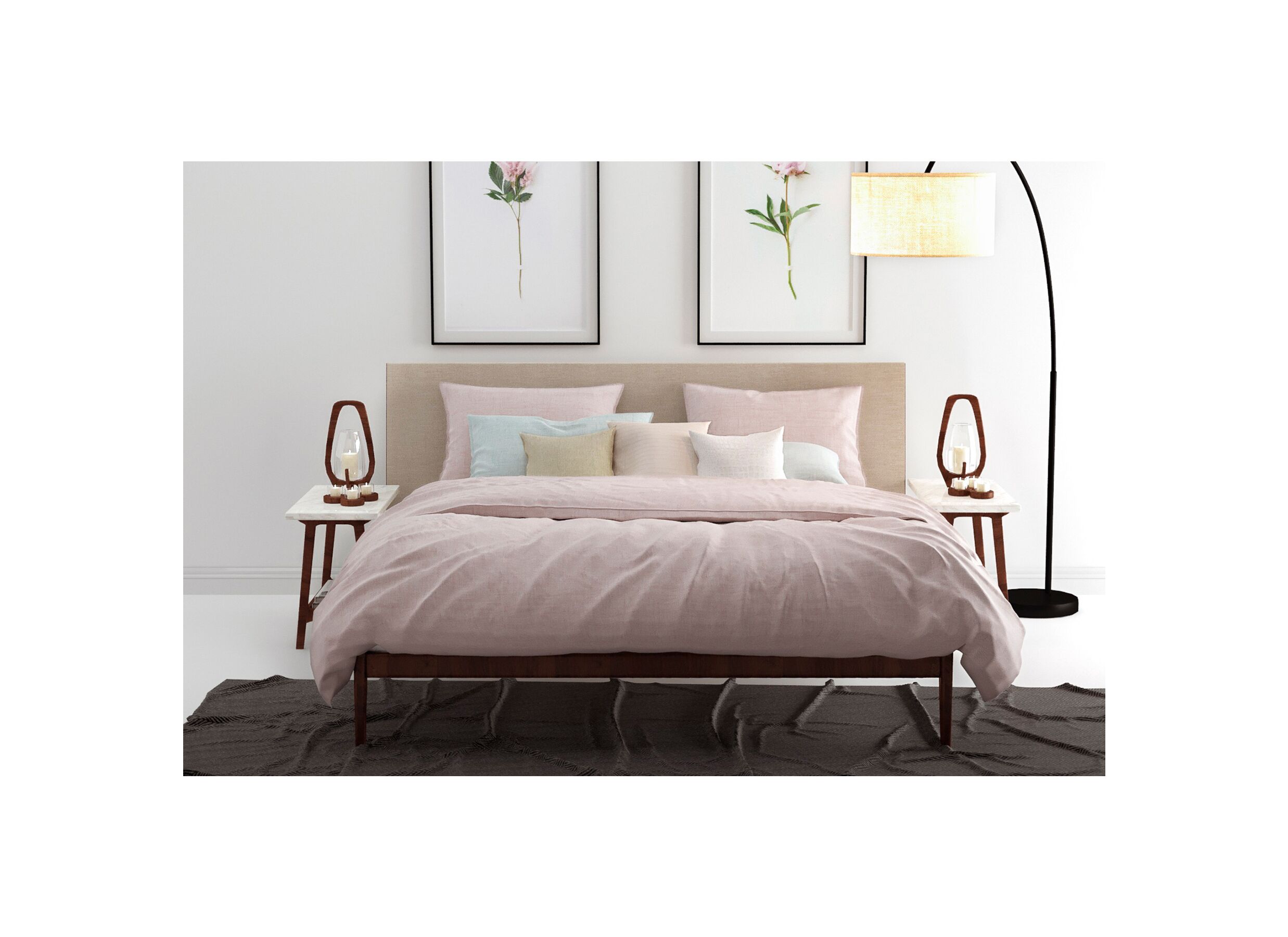 Foto ambiance - Housse de couette 140x220cm coton