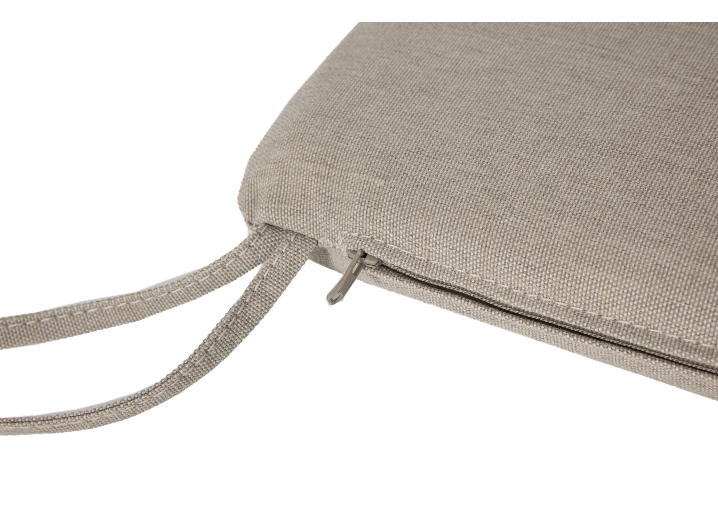 Detailfoto - Zitkussen Nona 39x39cm - polyestervezel - beige