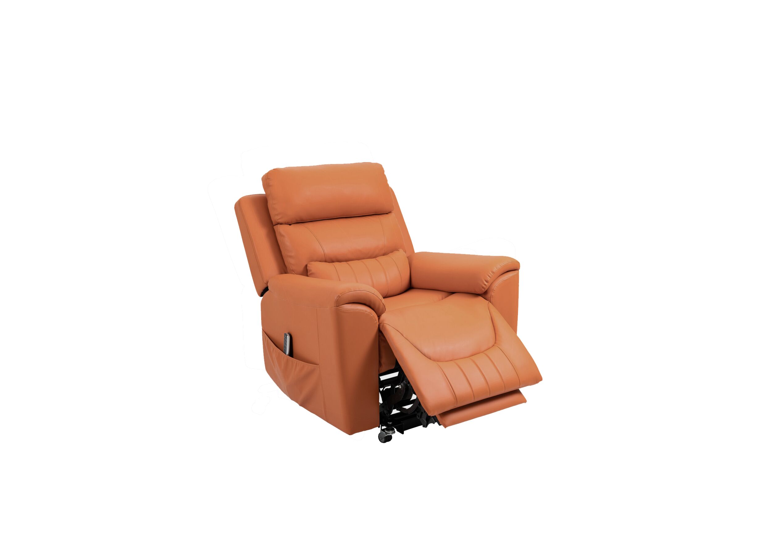 Aperçu - Fauteuil relax Gallery électrique - similicuir - orange