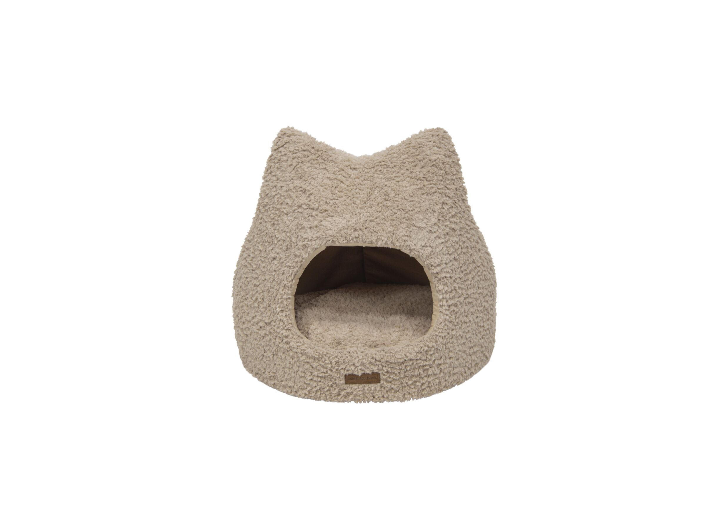 Overzichtsfoto - Kattenmand Curl Plush 45x45x42cm - polyester - wit