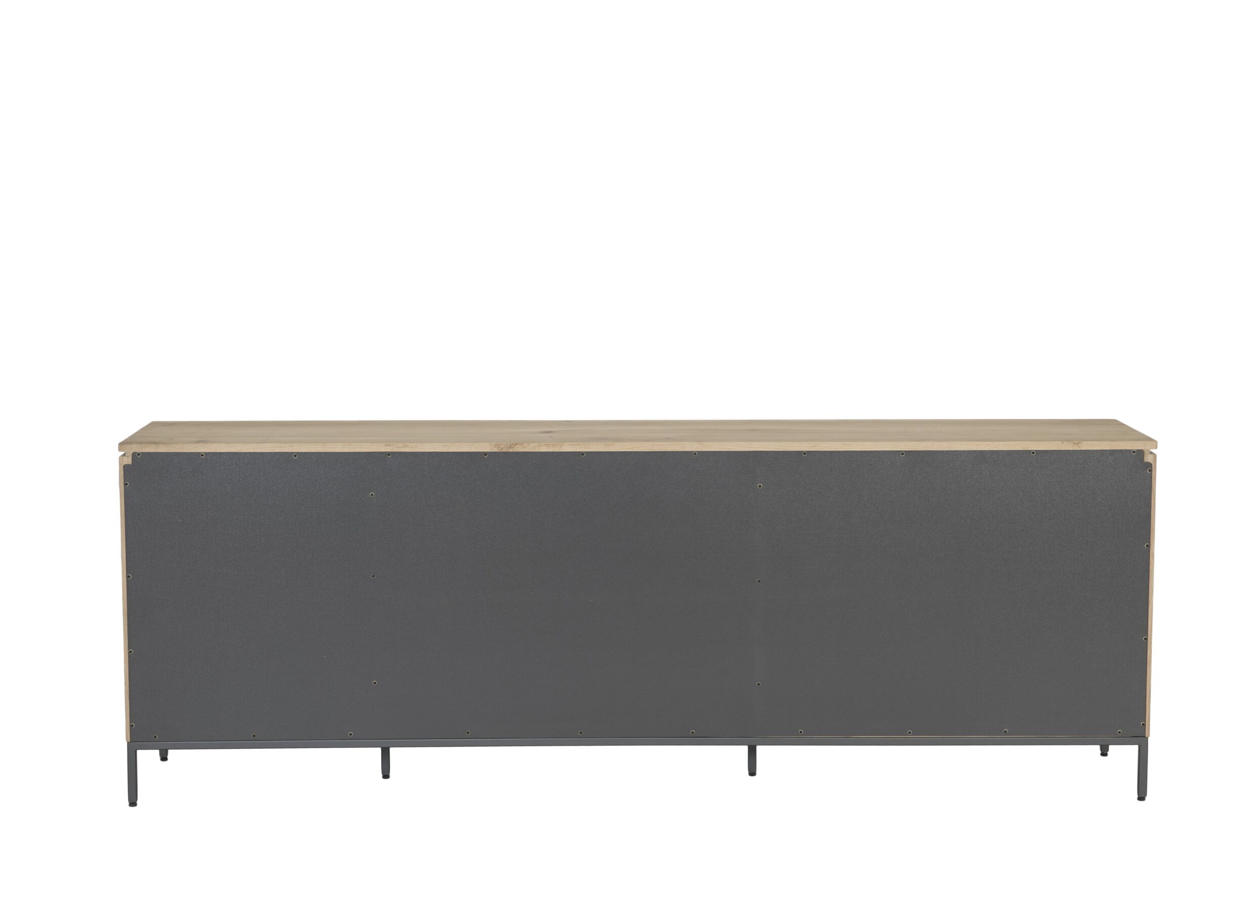 Buffet Nomade 240cm - chêne massif & décor - naturel