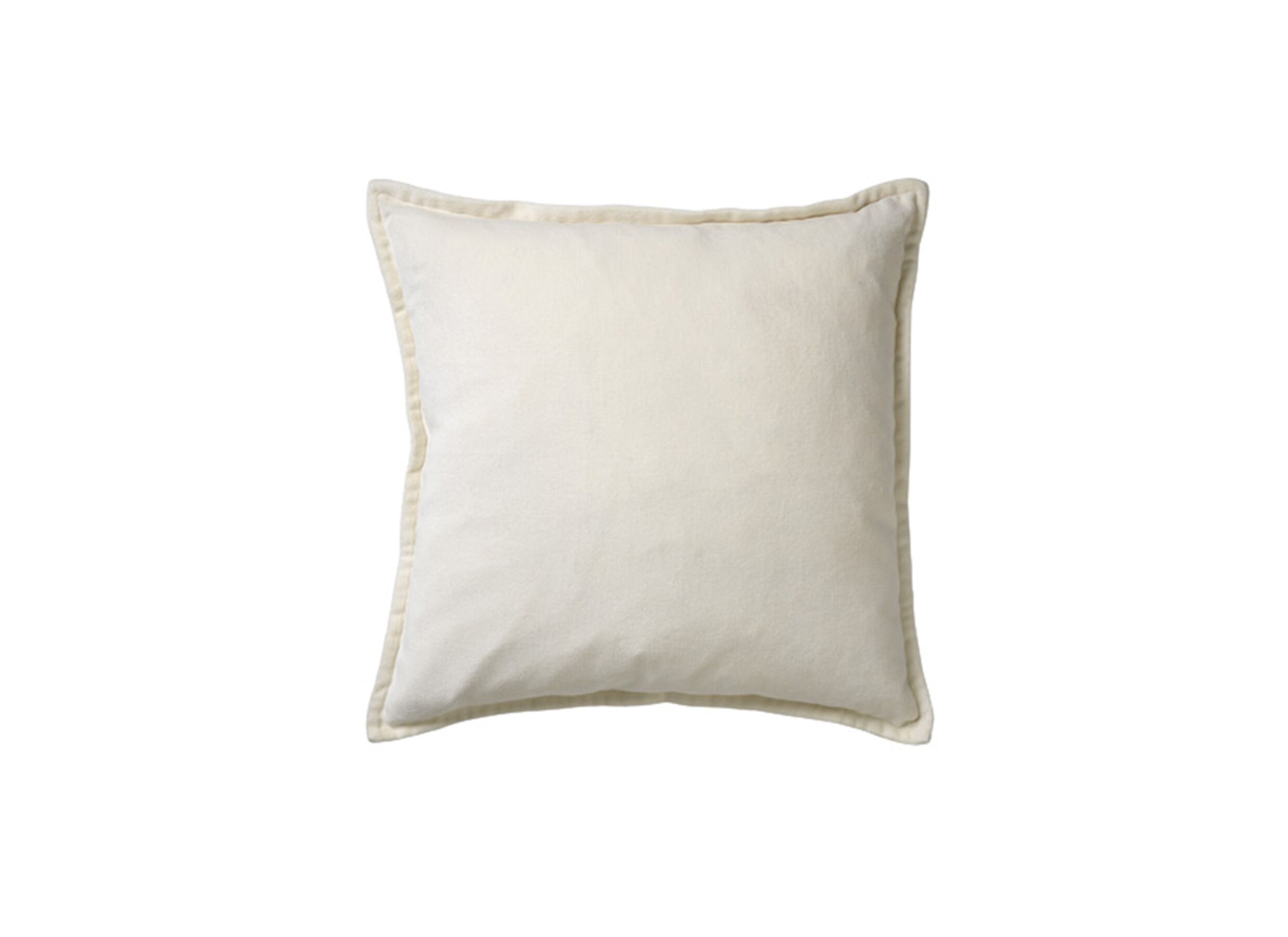 Kussen Caith 50x50cm - velours - snow white