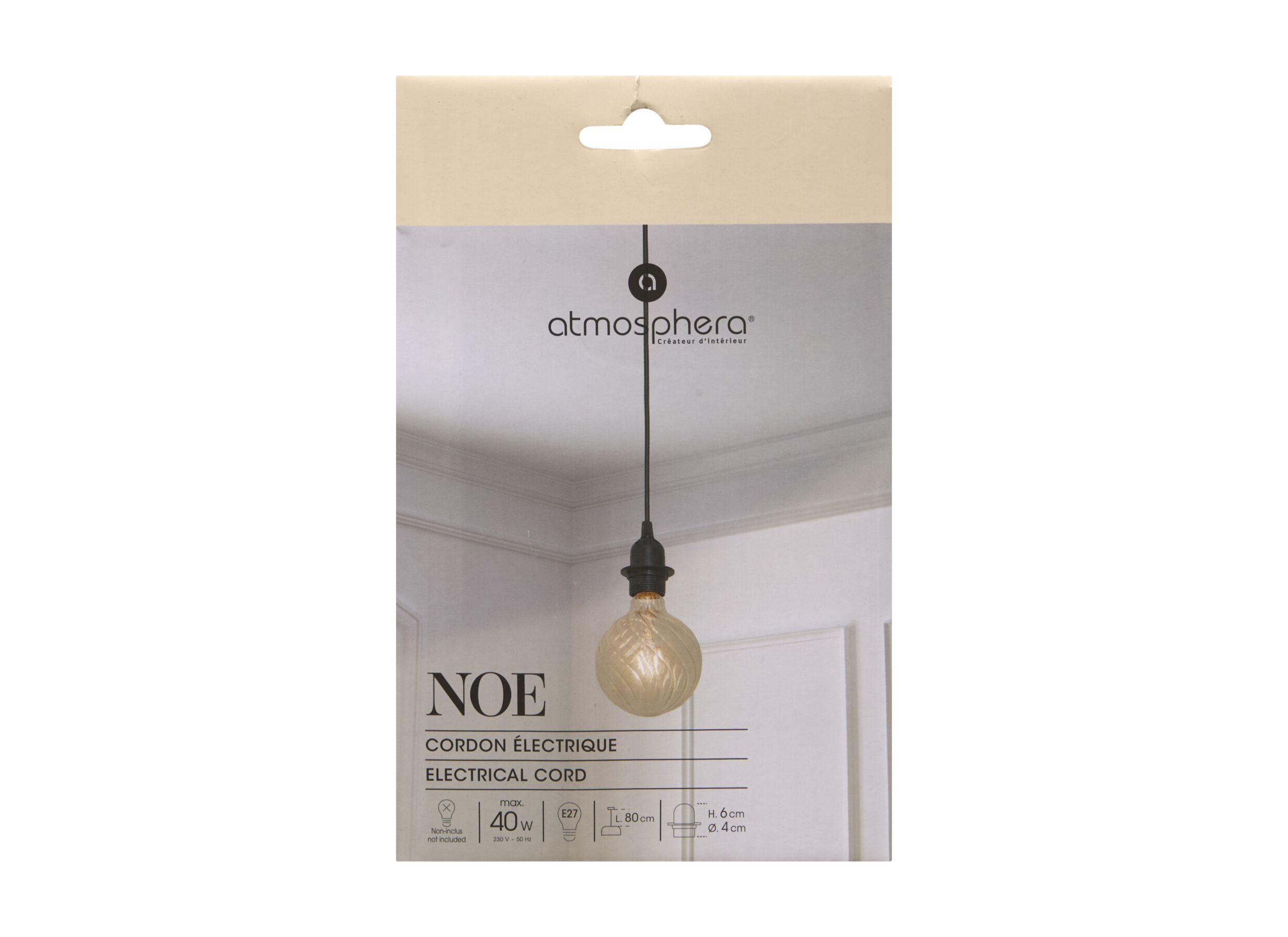 Opstelling - Hanglamp Kabel L80cm