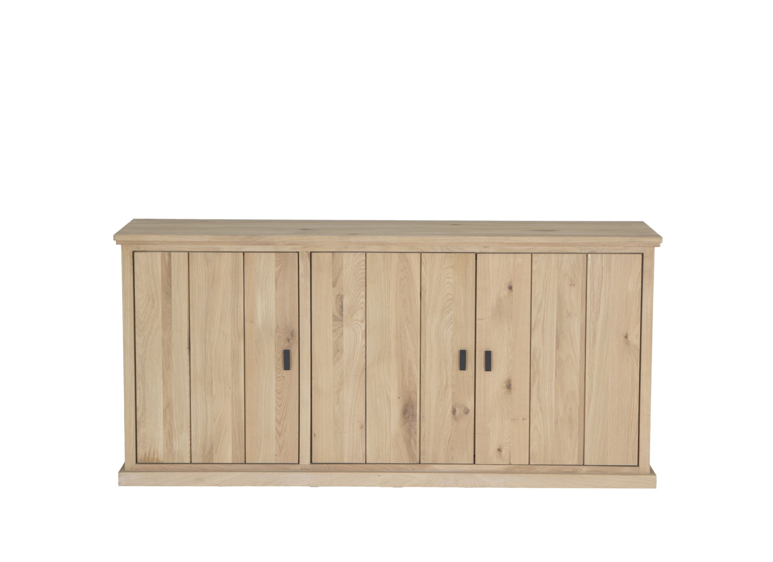 Buffet Grimaldi 180cm - chêne massif & décor - naturel