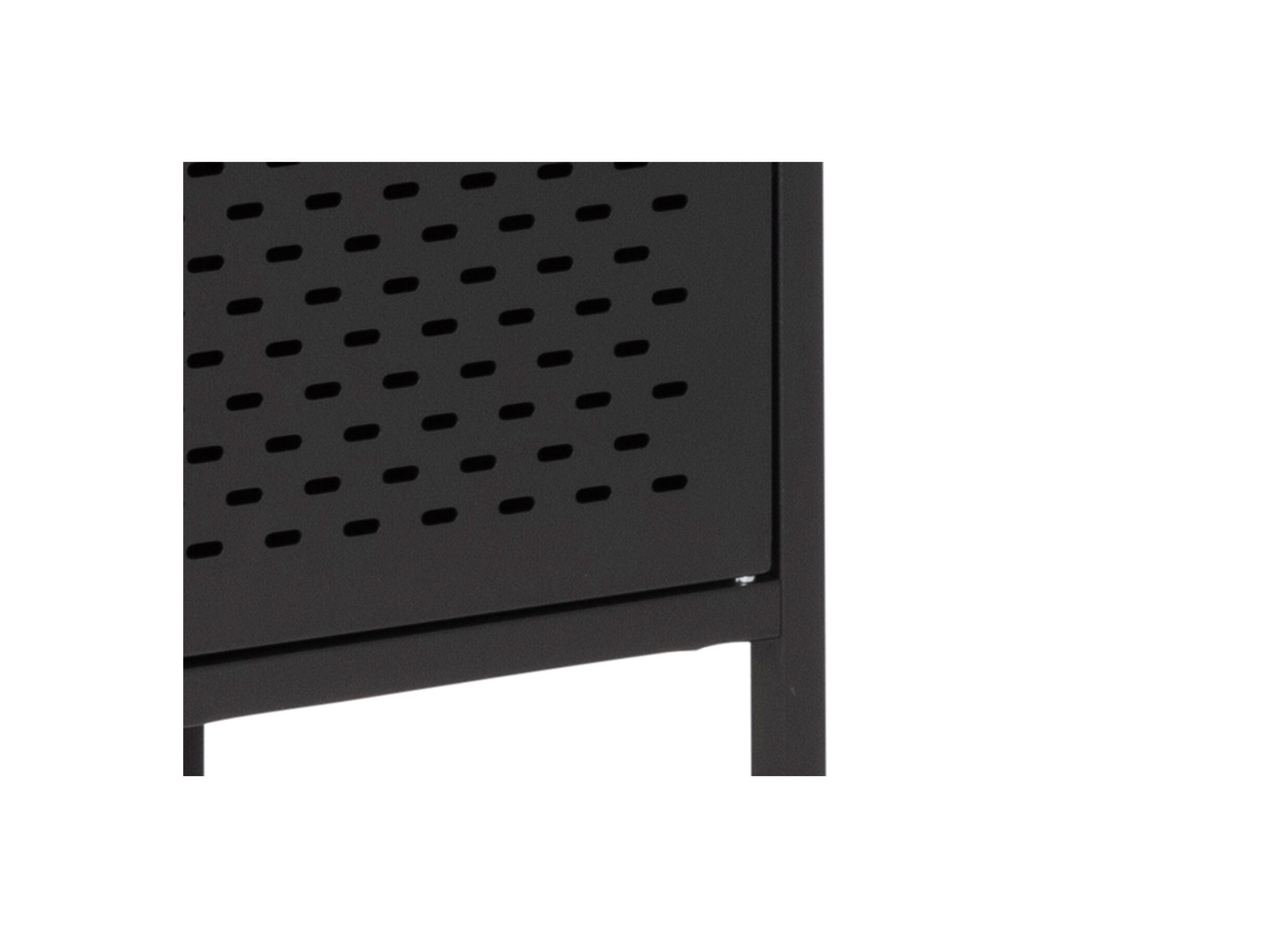 Detail - Commode 80x40x160cm - métal - noir