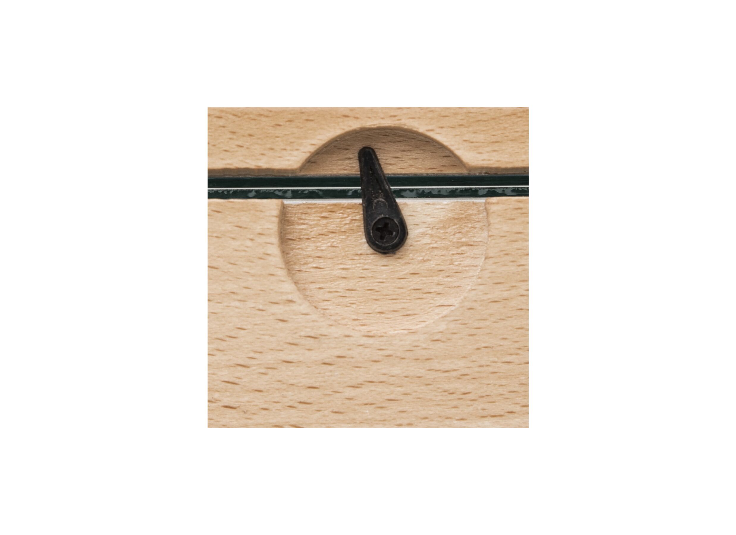 Detail - Cadre photo Eris 15x10cm - bois & verre - naturel