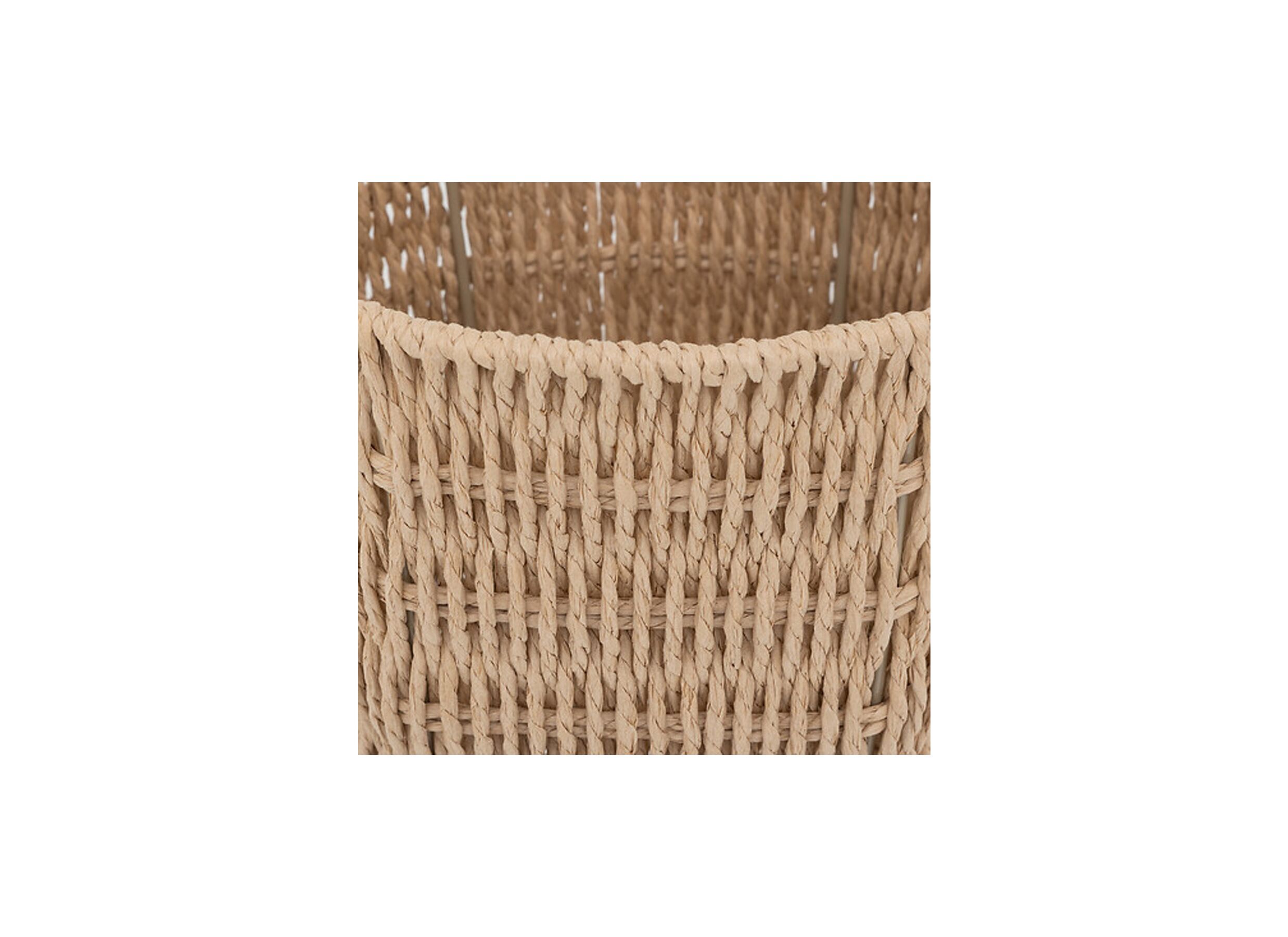 Detailfoto - Papiermand Cord H25cm - papier - beige