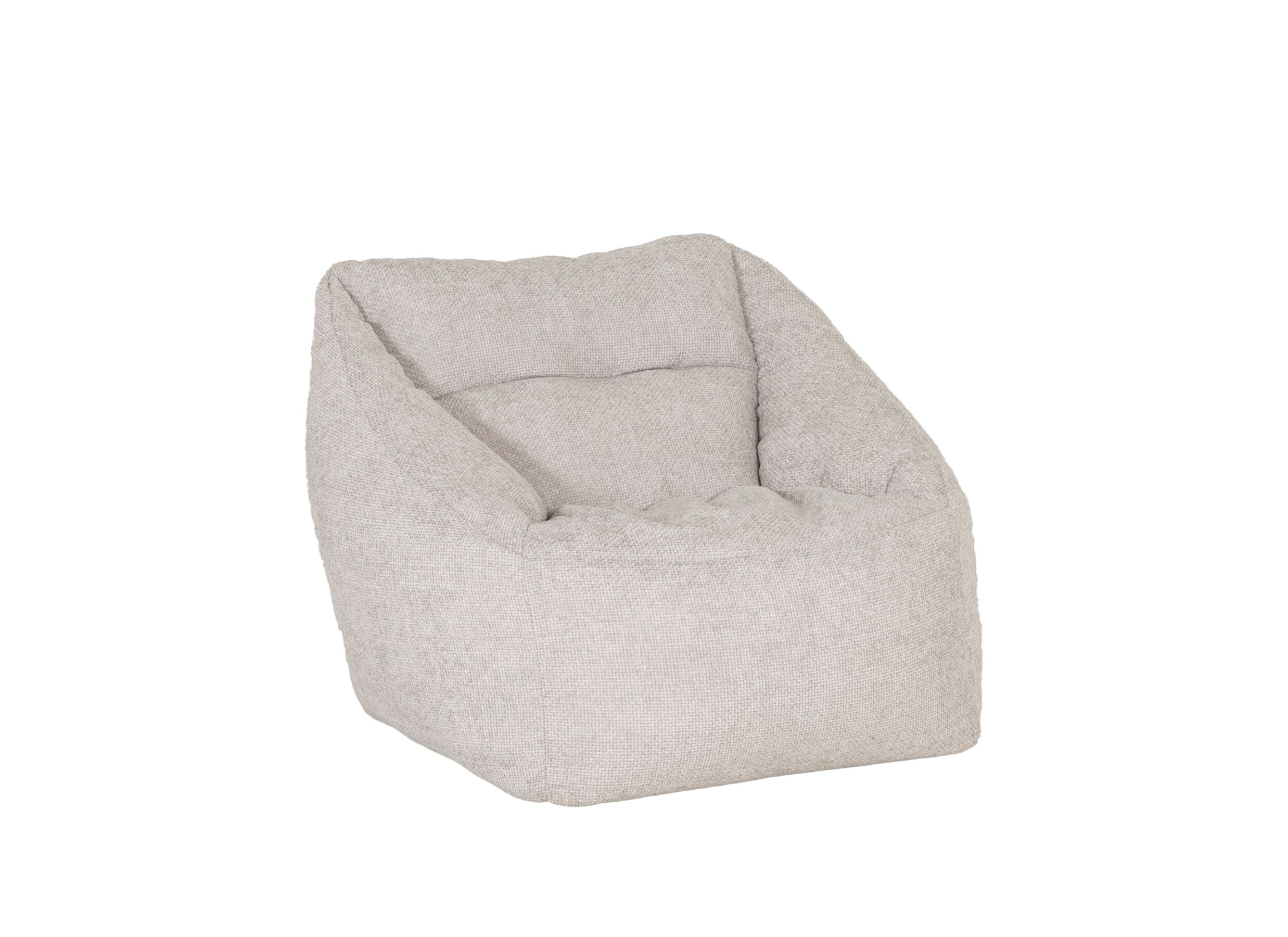 Hoofdfoto - Zitzak Noodle 94x82x67cm - stof - beige