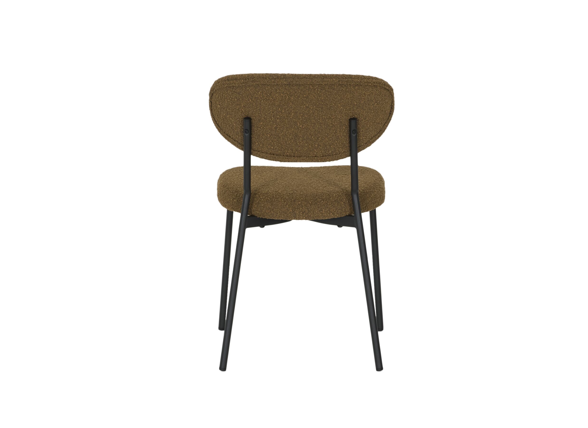 Stoel Jumper 46x53x79cm - stof - mosterd