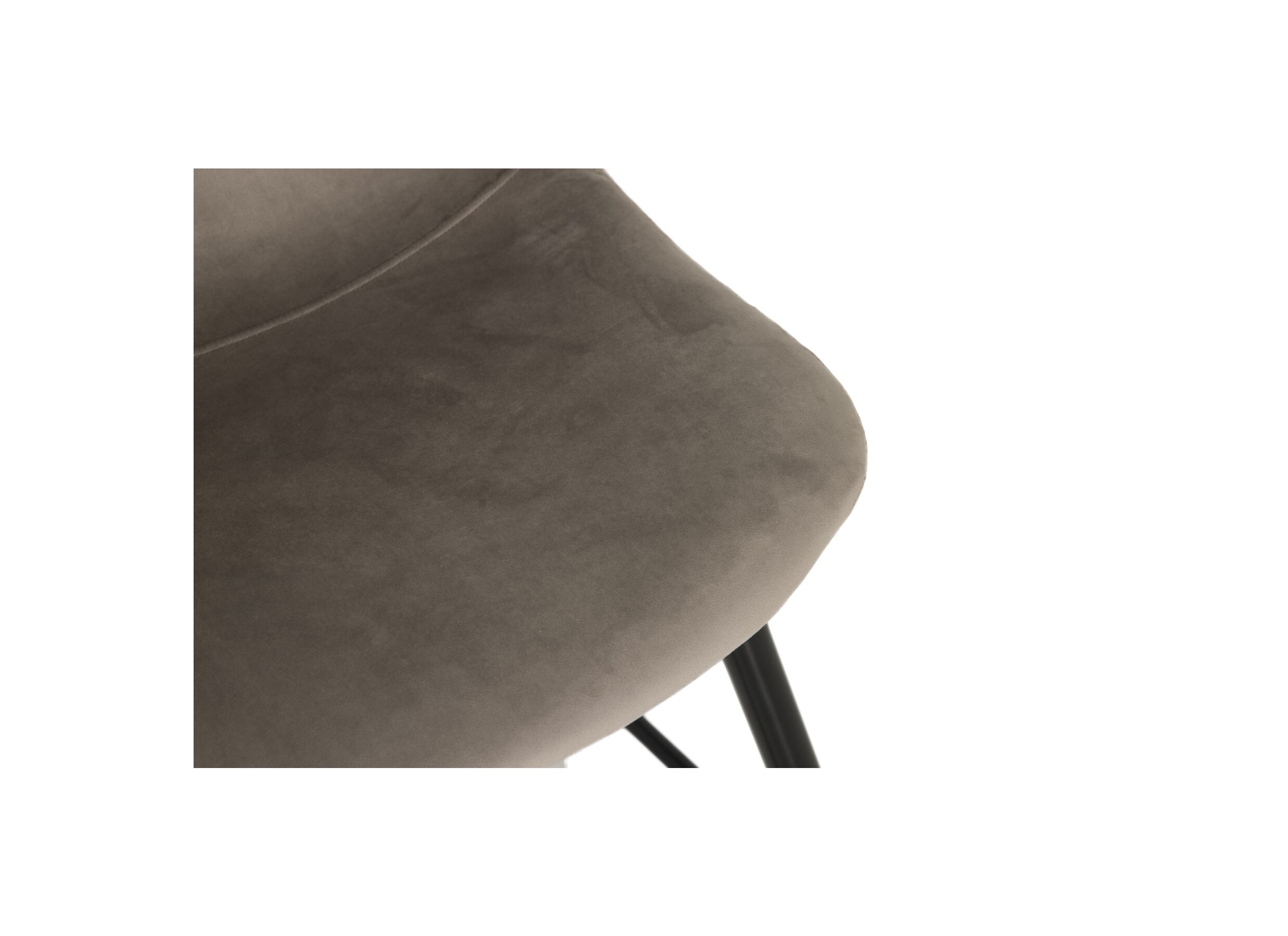 Detailfoto - Barstoel Charlton ZH66cm - stof - taupe
