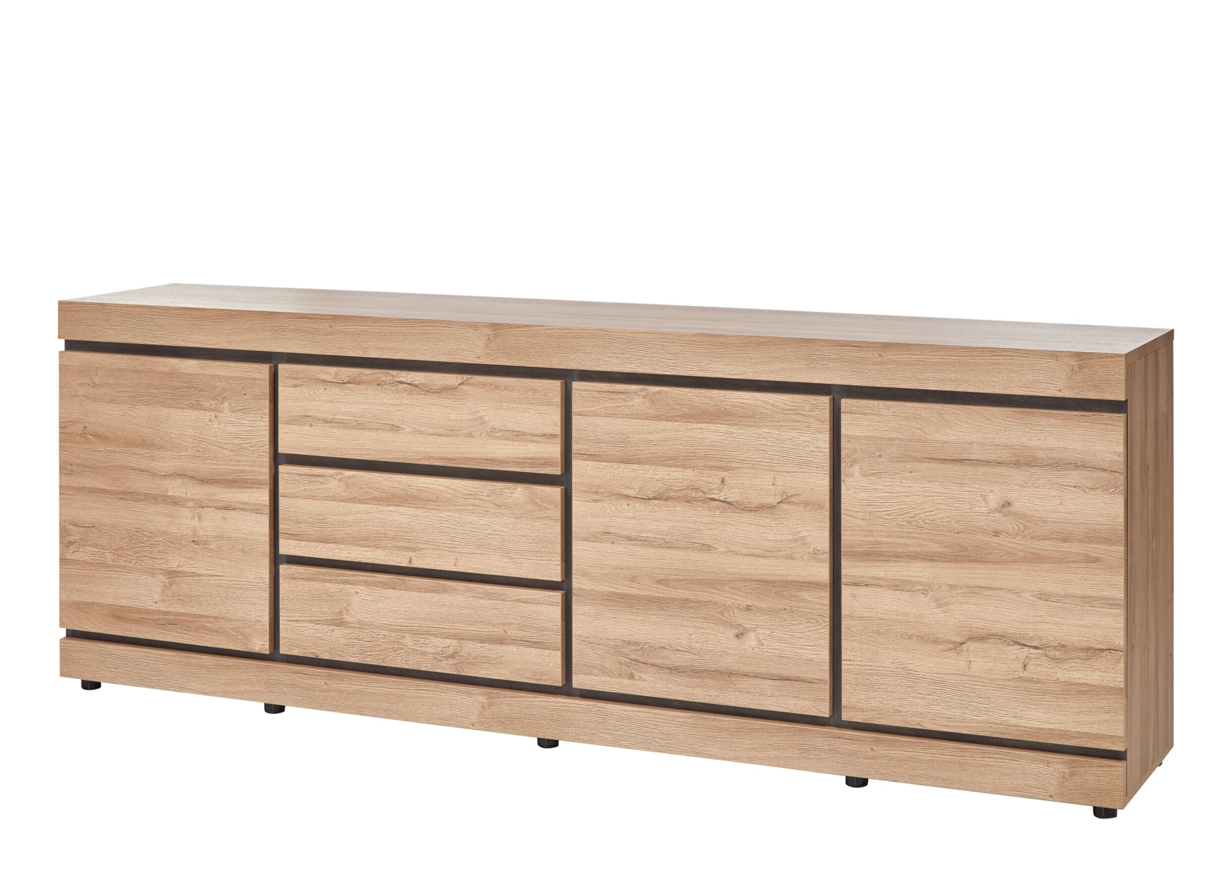 Buffet Marnix 248cm - Buffet Marnix 248cm - film décoratif - brun