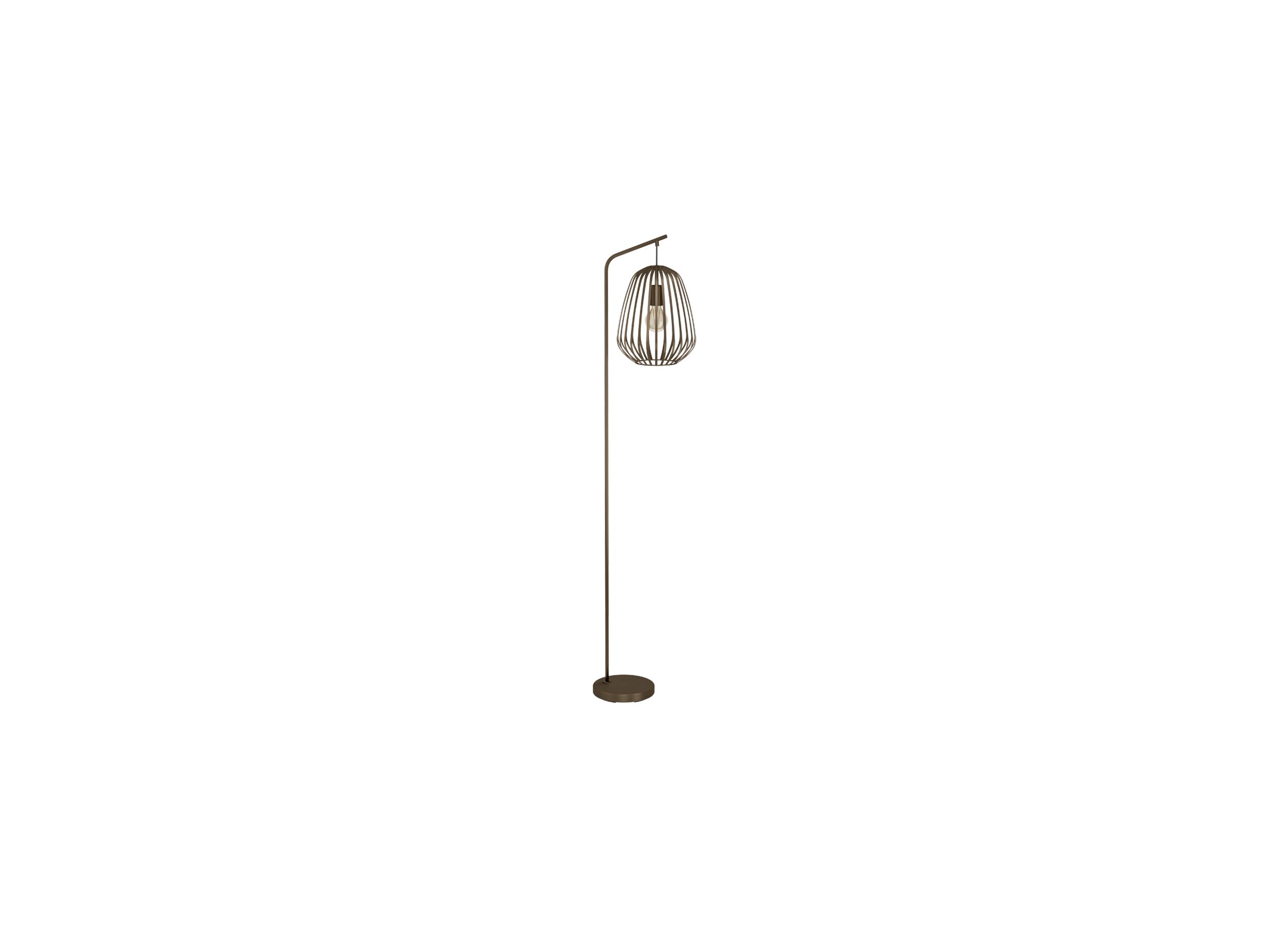 Staande lamp Espinal H170cm E27 staal brons - Lampadaire Espinal H170cm E27 acier bronze