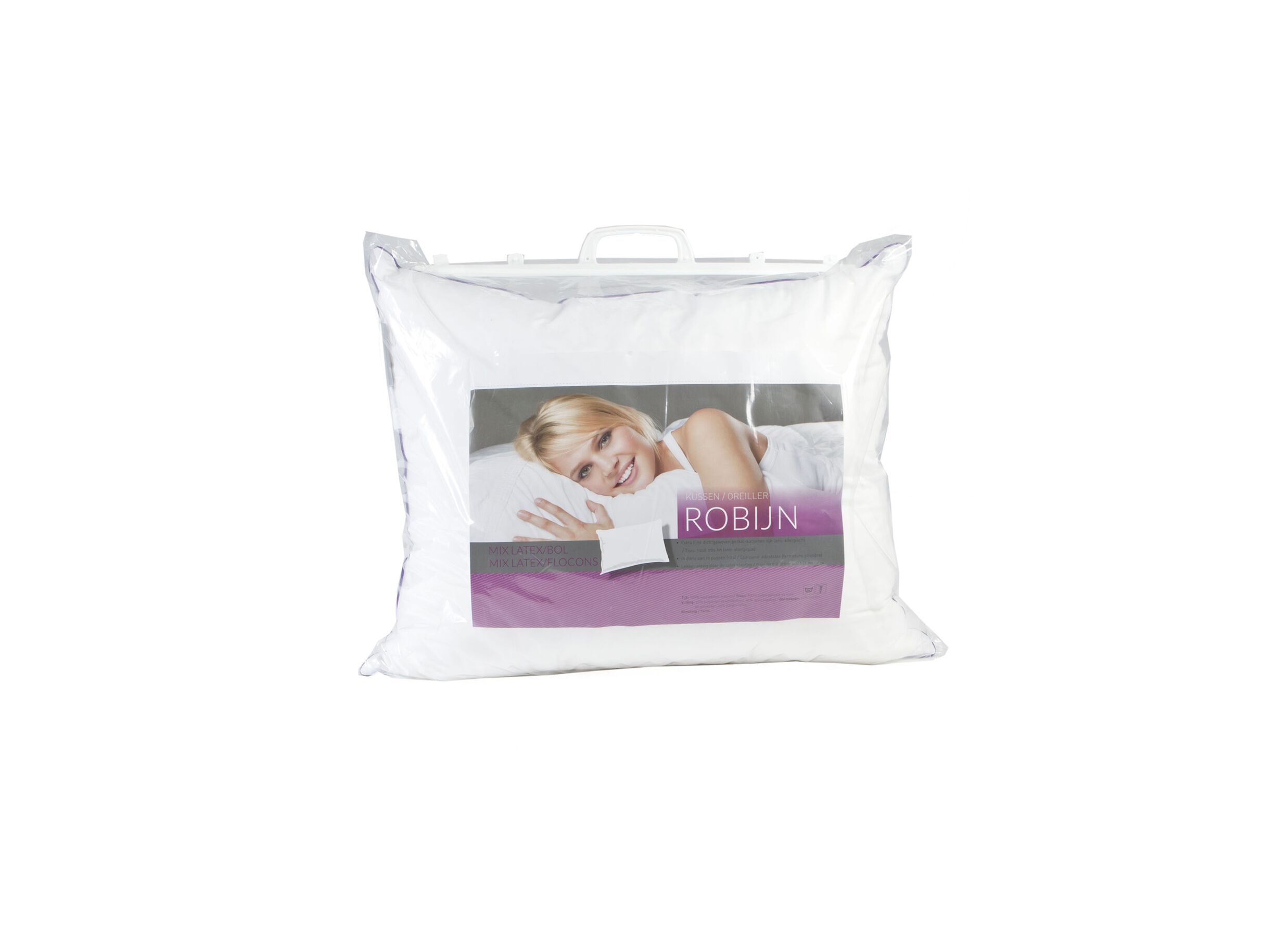 Oreiller Robijn 60x60cm percale blanc