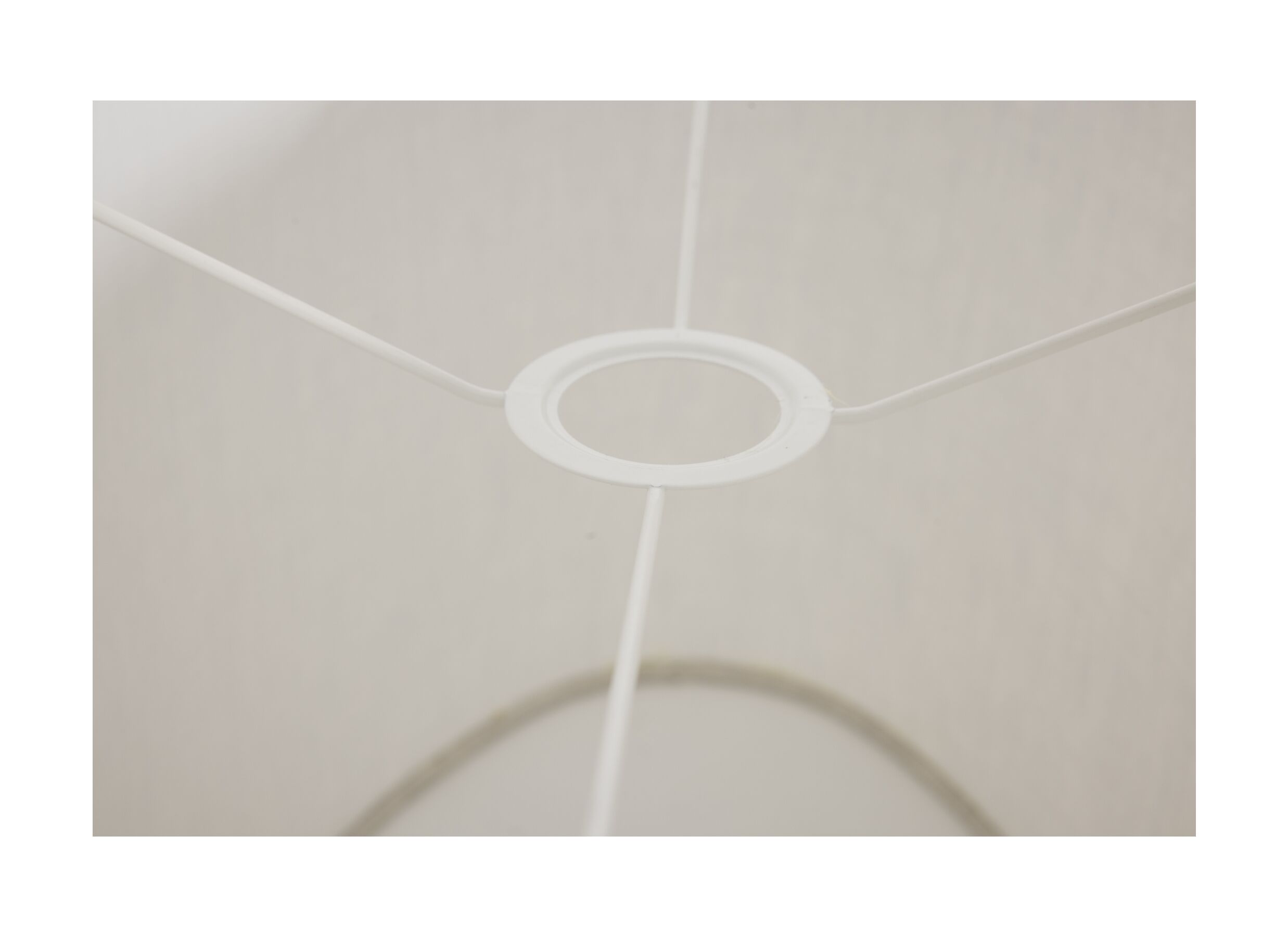 Detailfoto - Lampenkap Ø35cm - stof - beige