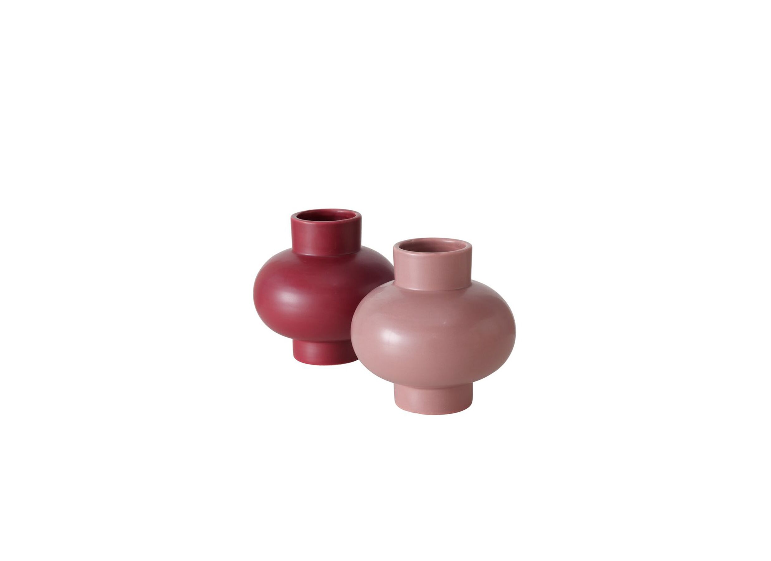 Vase Burgundy H14cm - Vase Burgundy H14cm
