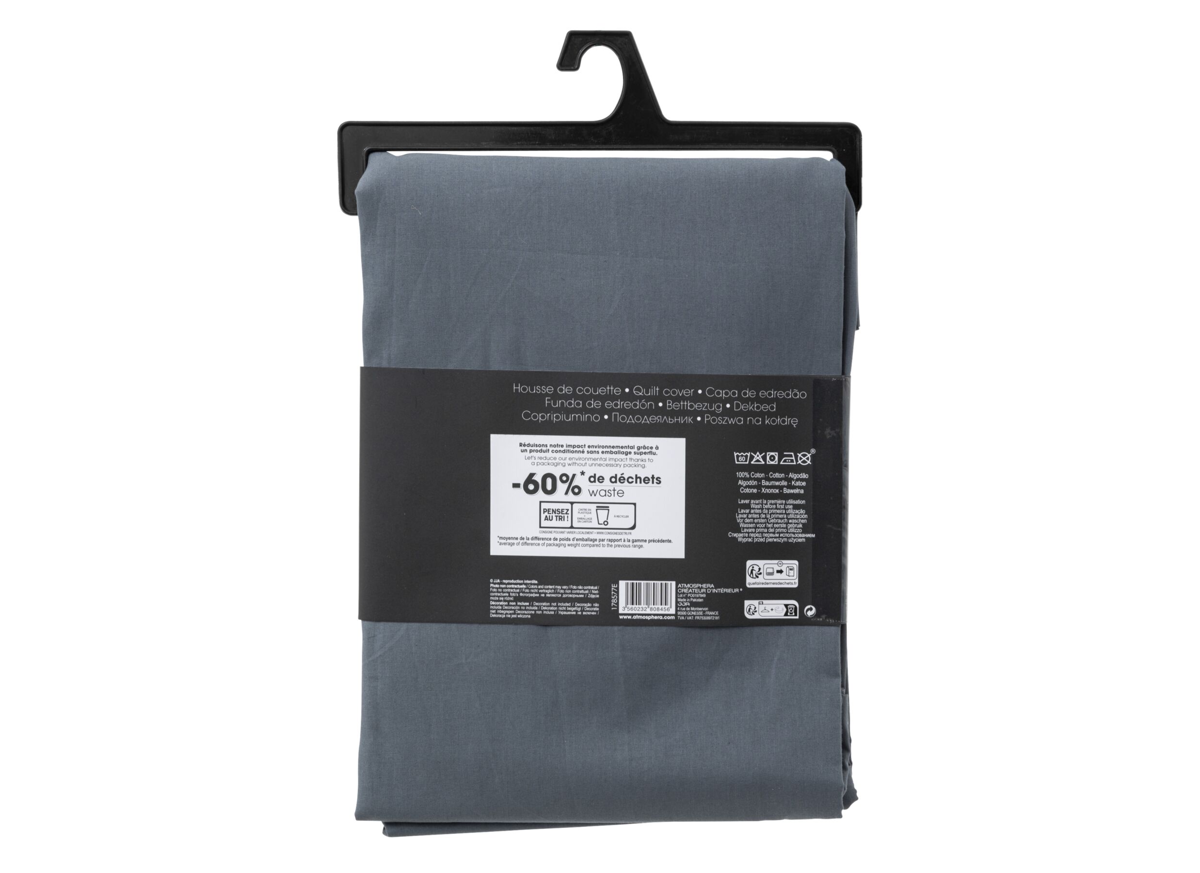 Overzichtsfoto - Dekbedovertrek 140x220cm - katoen - orage excl. kussenslopen