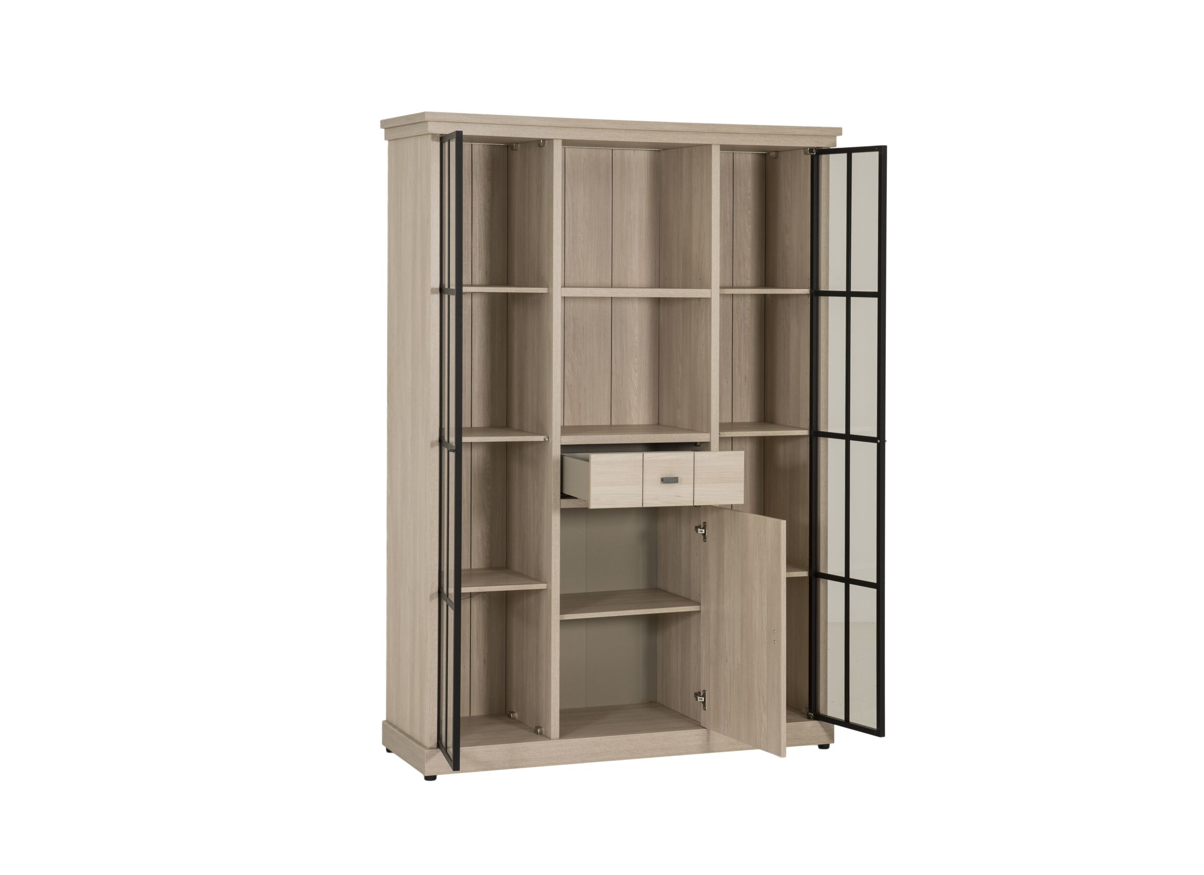 Disposition - Vitrine 145cm - décor - beige