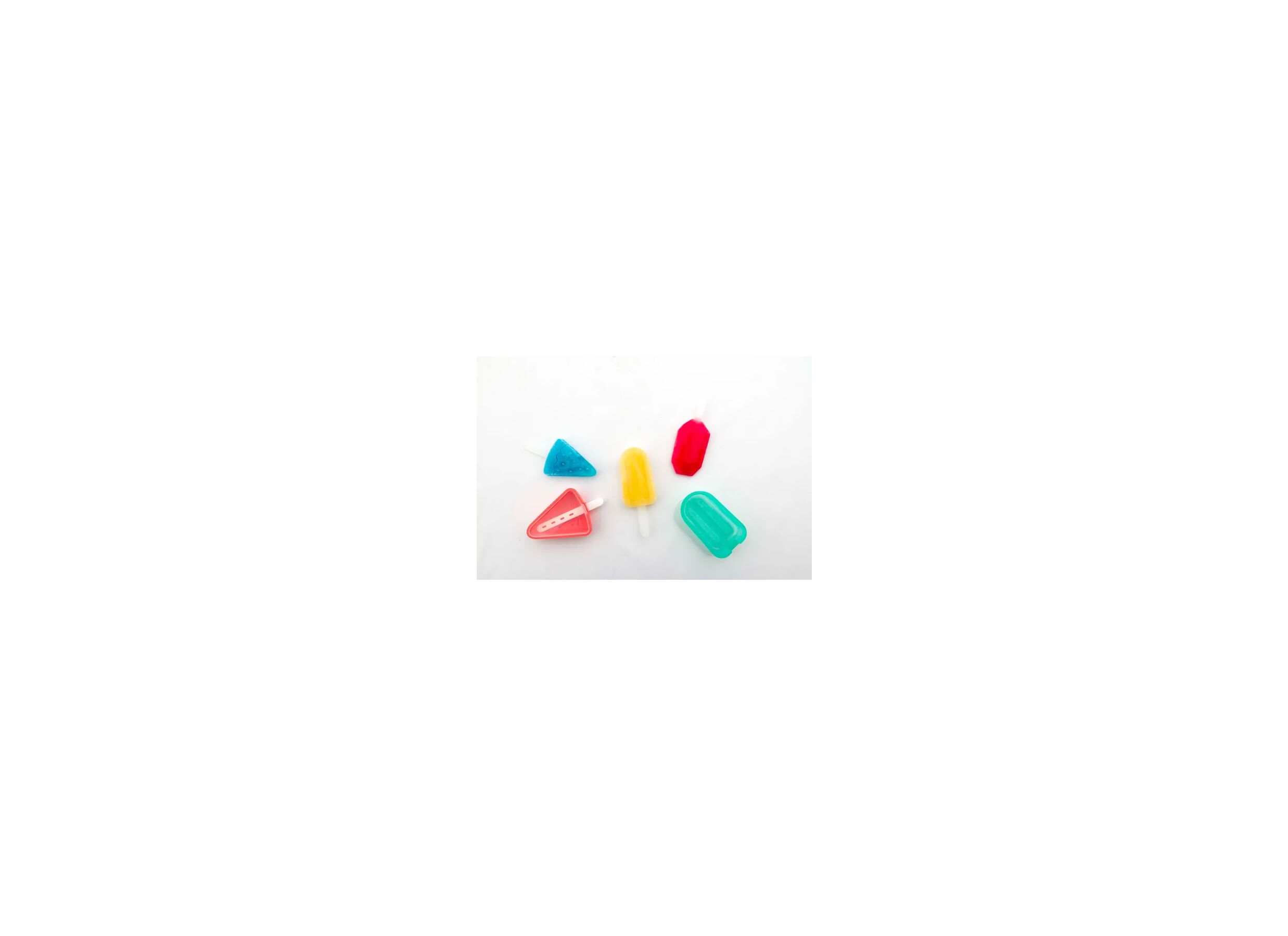 Sfeerfoto - Ijsblokjesvorm Diamant Watermeloen Lolly