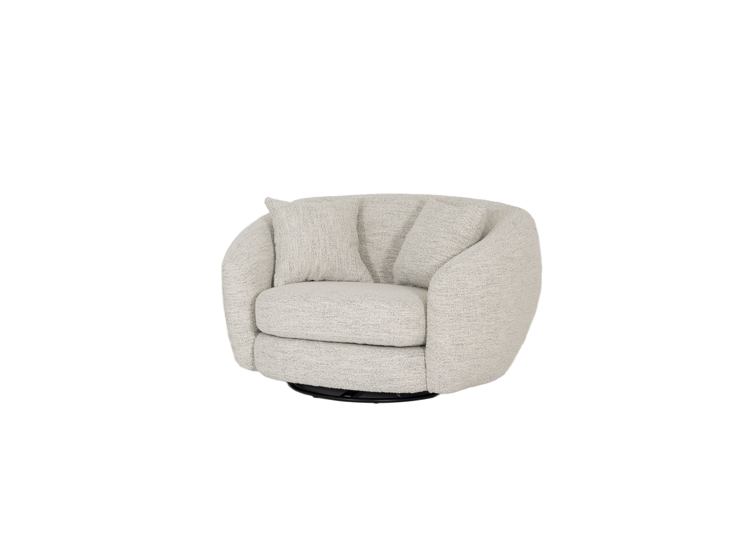 Draaifauteuil Rush 133x104x76cm - stof - cotton