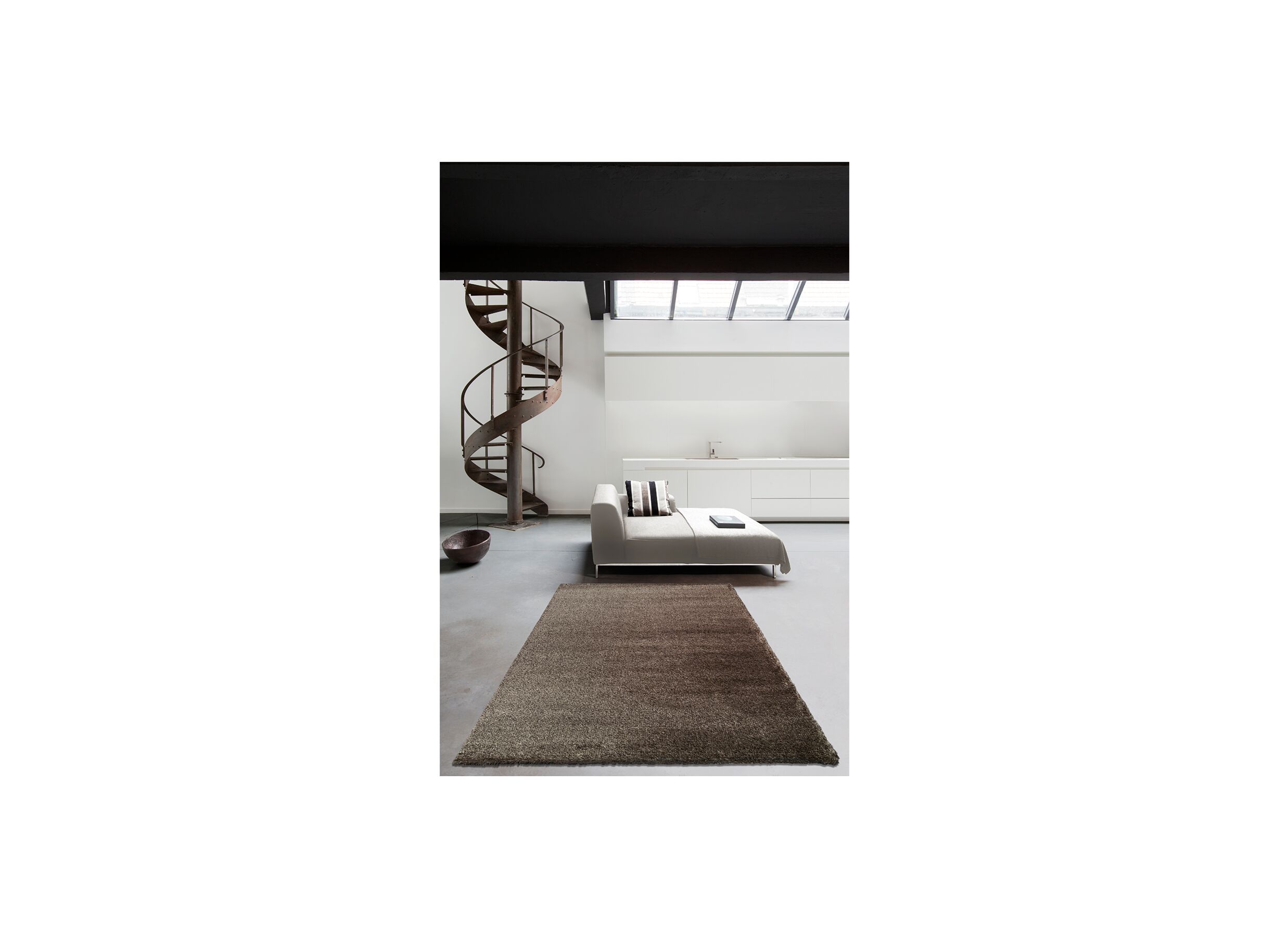 Foto ambiance - Tapis Spirit 280x380cm - polyester - bronze