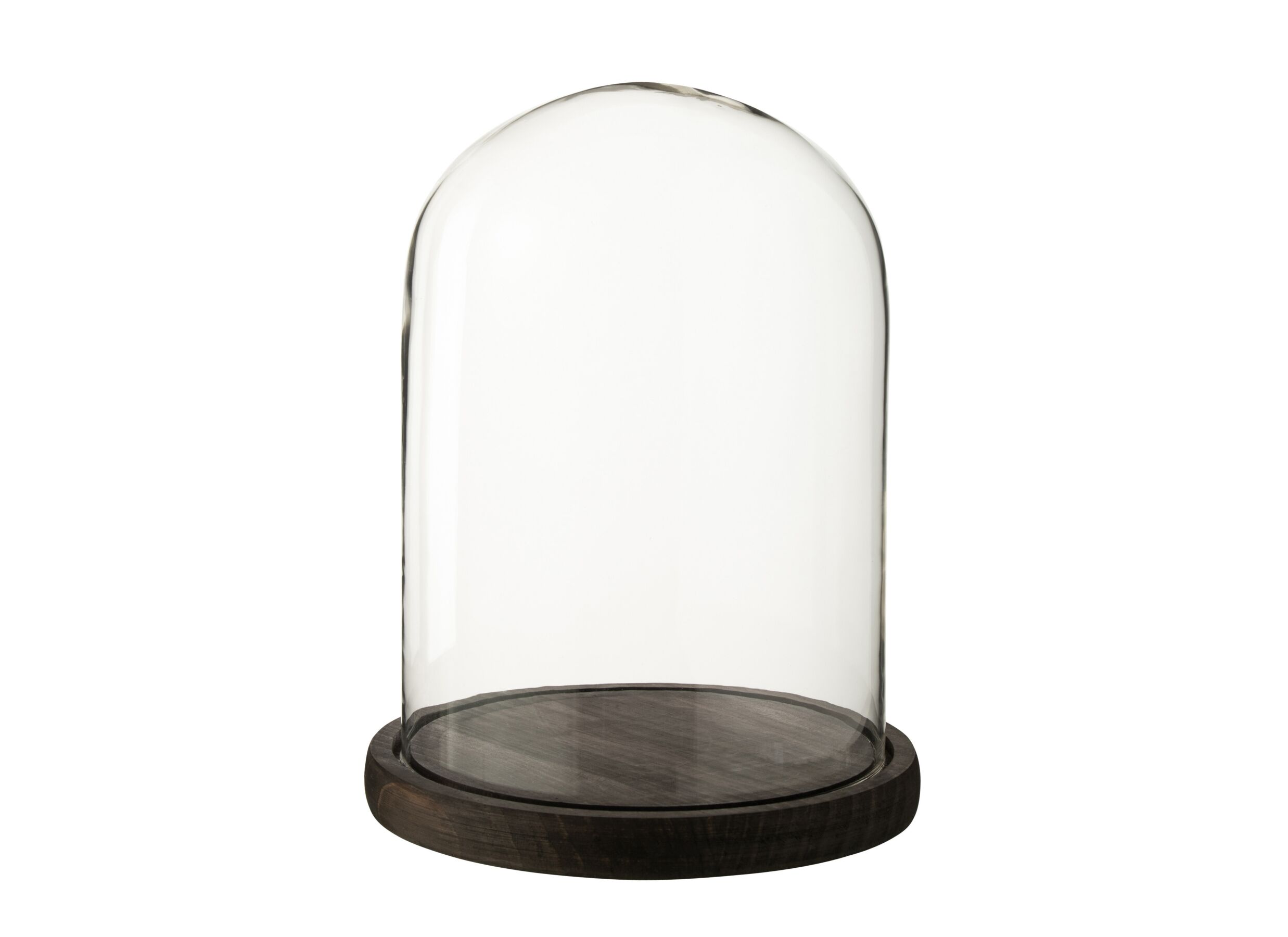 Stolp Ø23x29cm - glas - donkerbruin - Cloche Ø23x29cm - verre - marron foncé