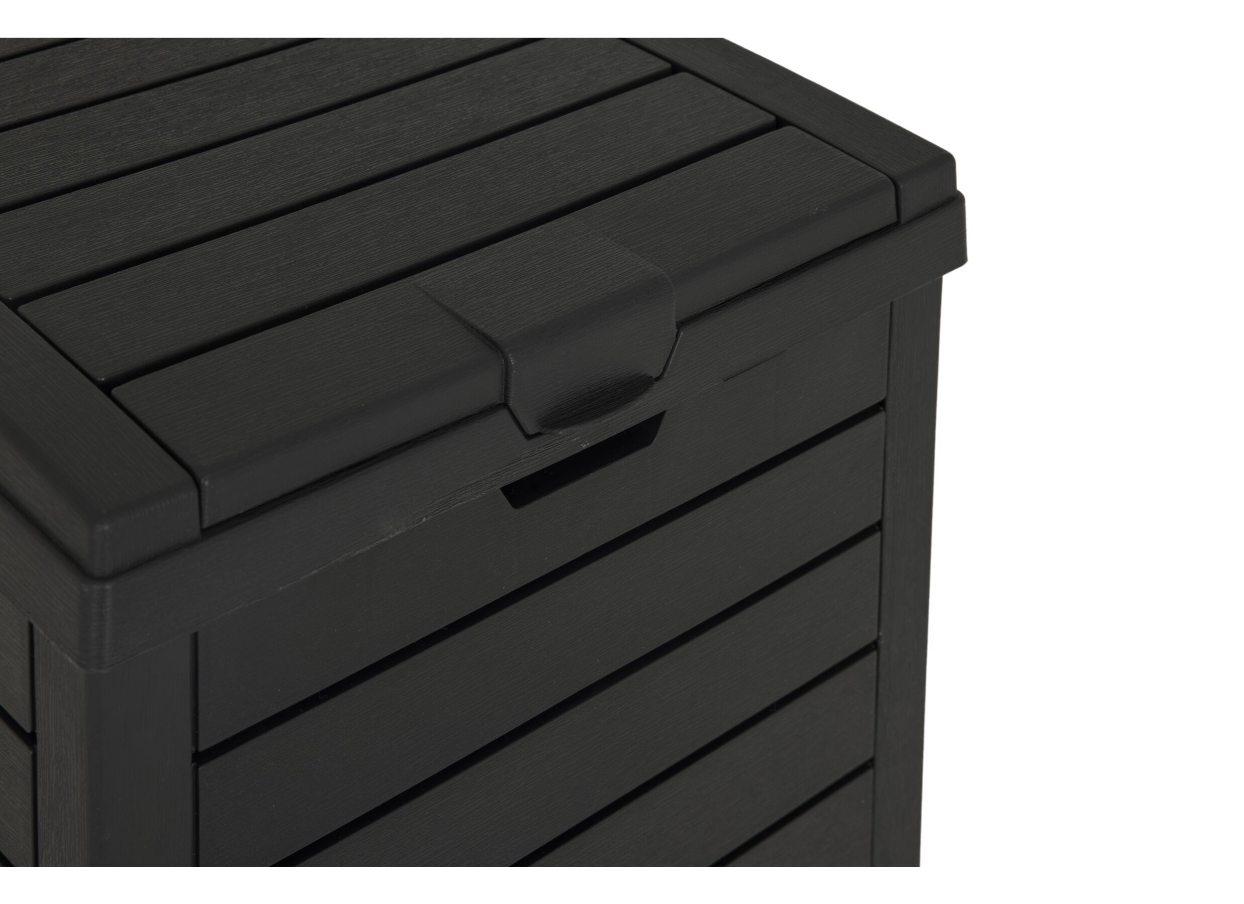 Detail - Poubelle 41x41x86cm - plastique - anthracite