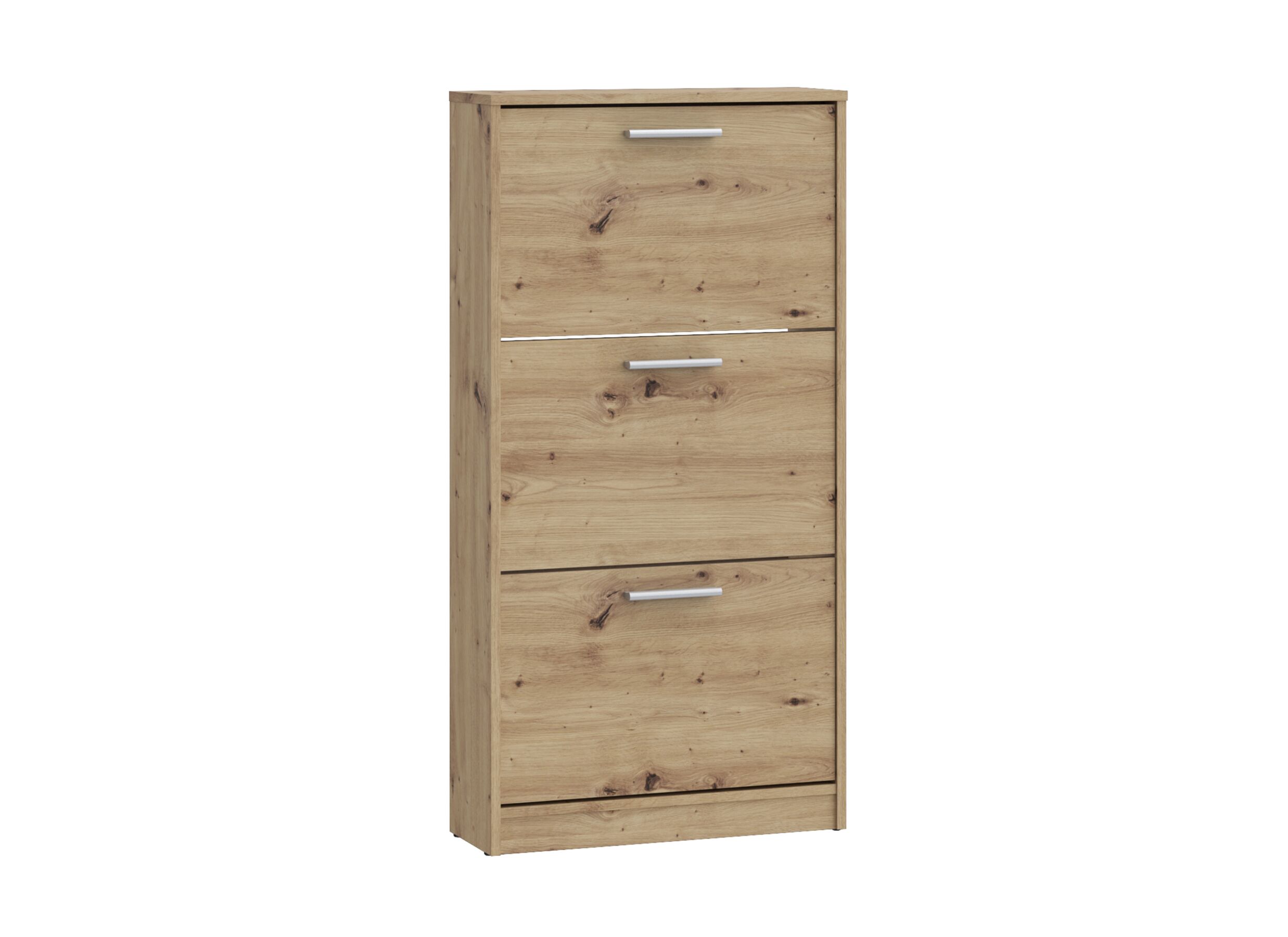 Plus Important - Armoire à chaussures Net402 58x20x116cm - décor - chêne artisanal