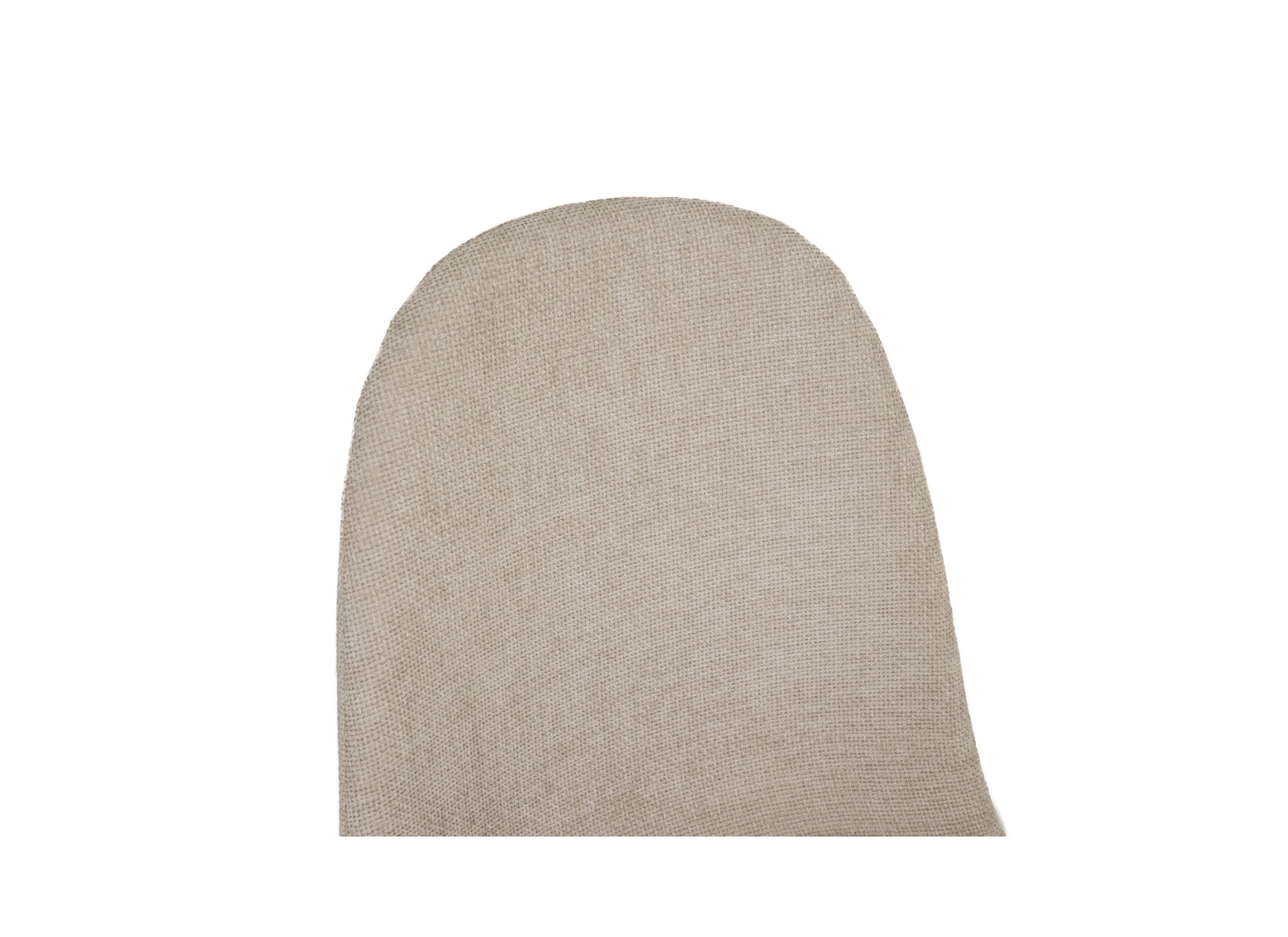 Detailfoto - Stoel Siren 47x57x88cm - polyestervezel - beige