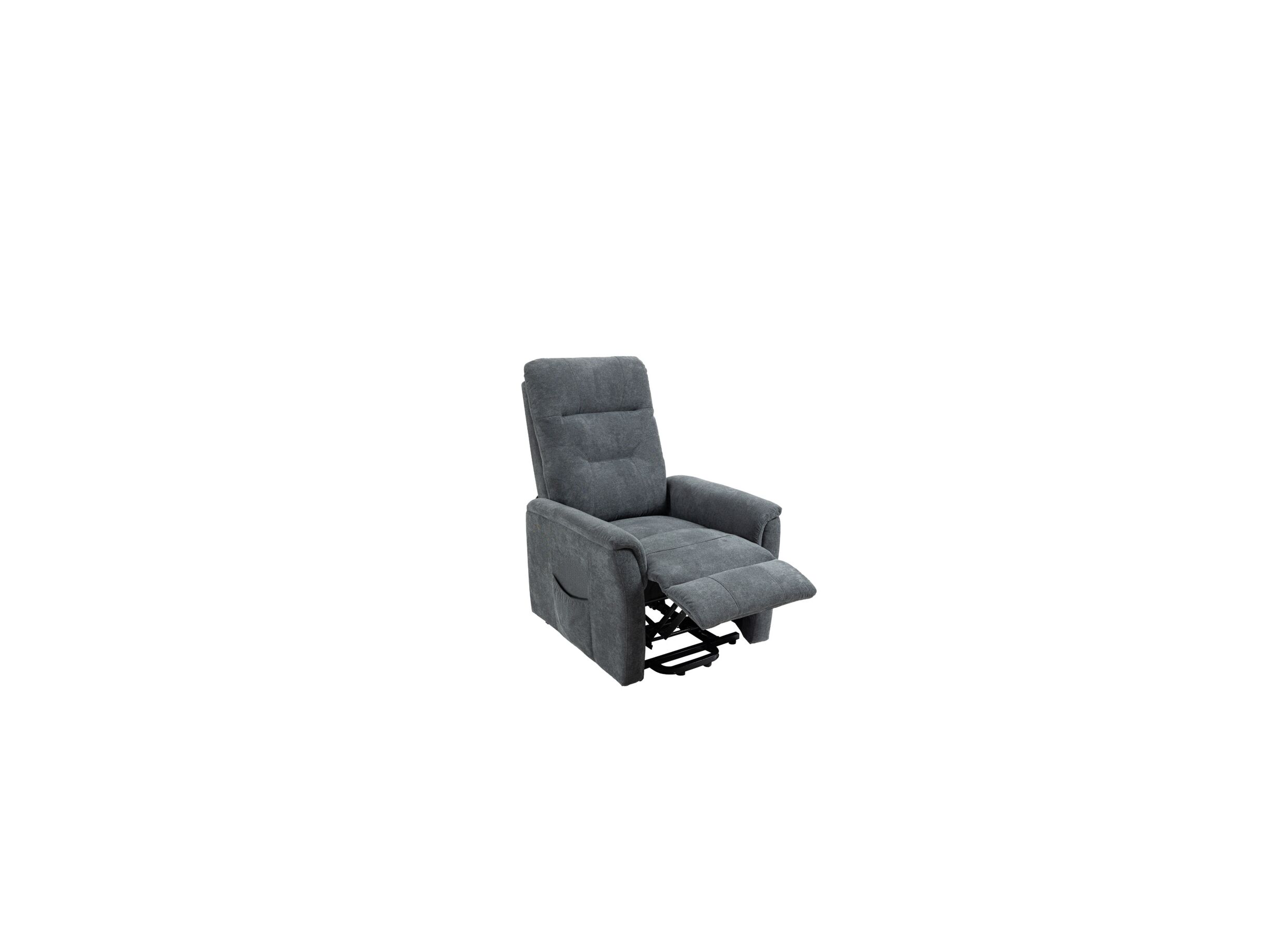 Fauteuil relax Morpheus électrique tissu gris