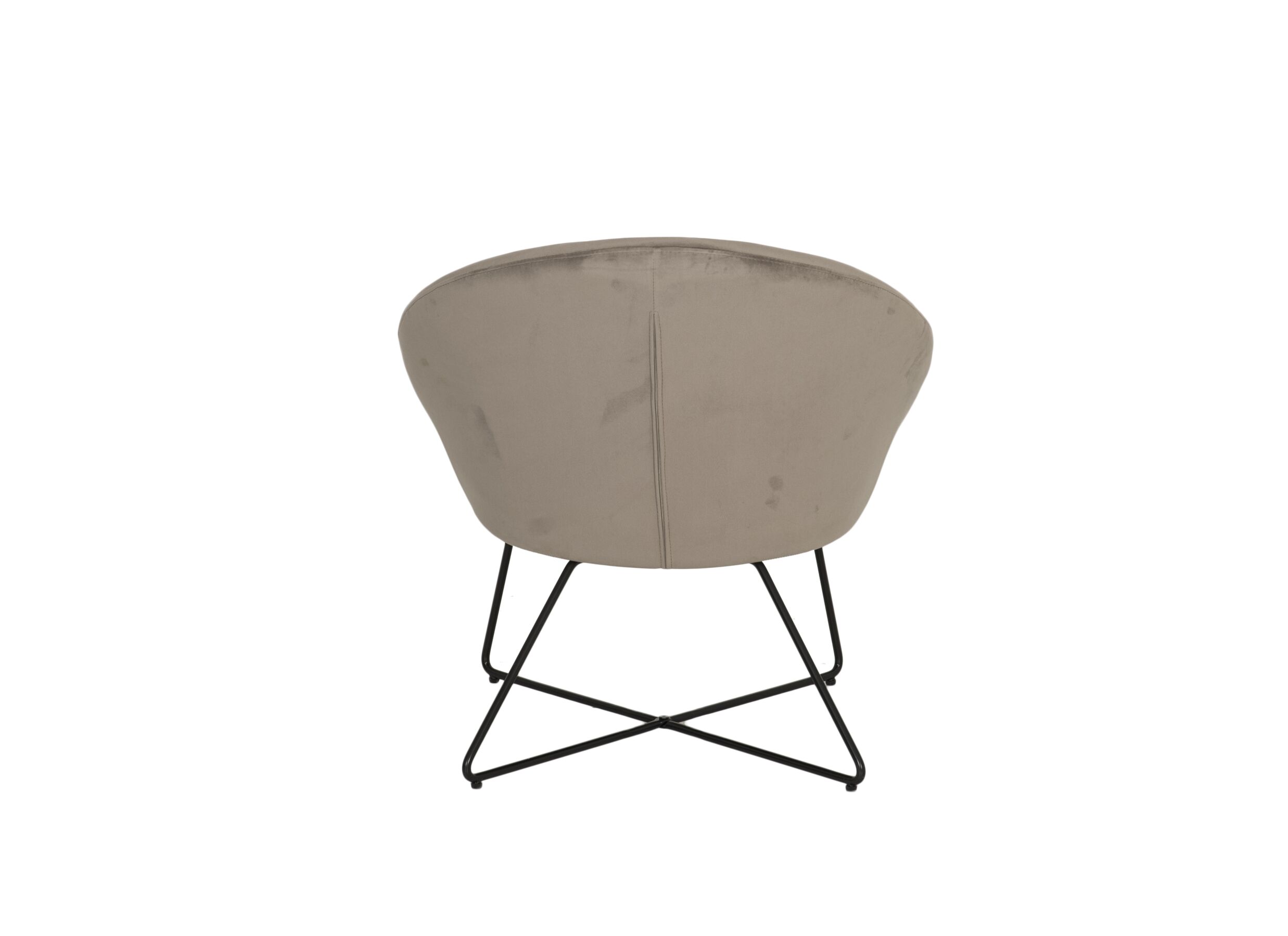 Aperçu - Fauteuil Juice 70x69x73,50cm - velours - taupe