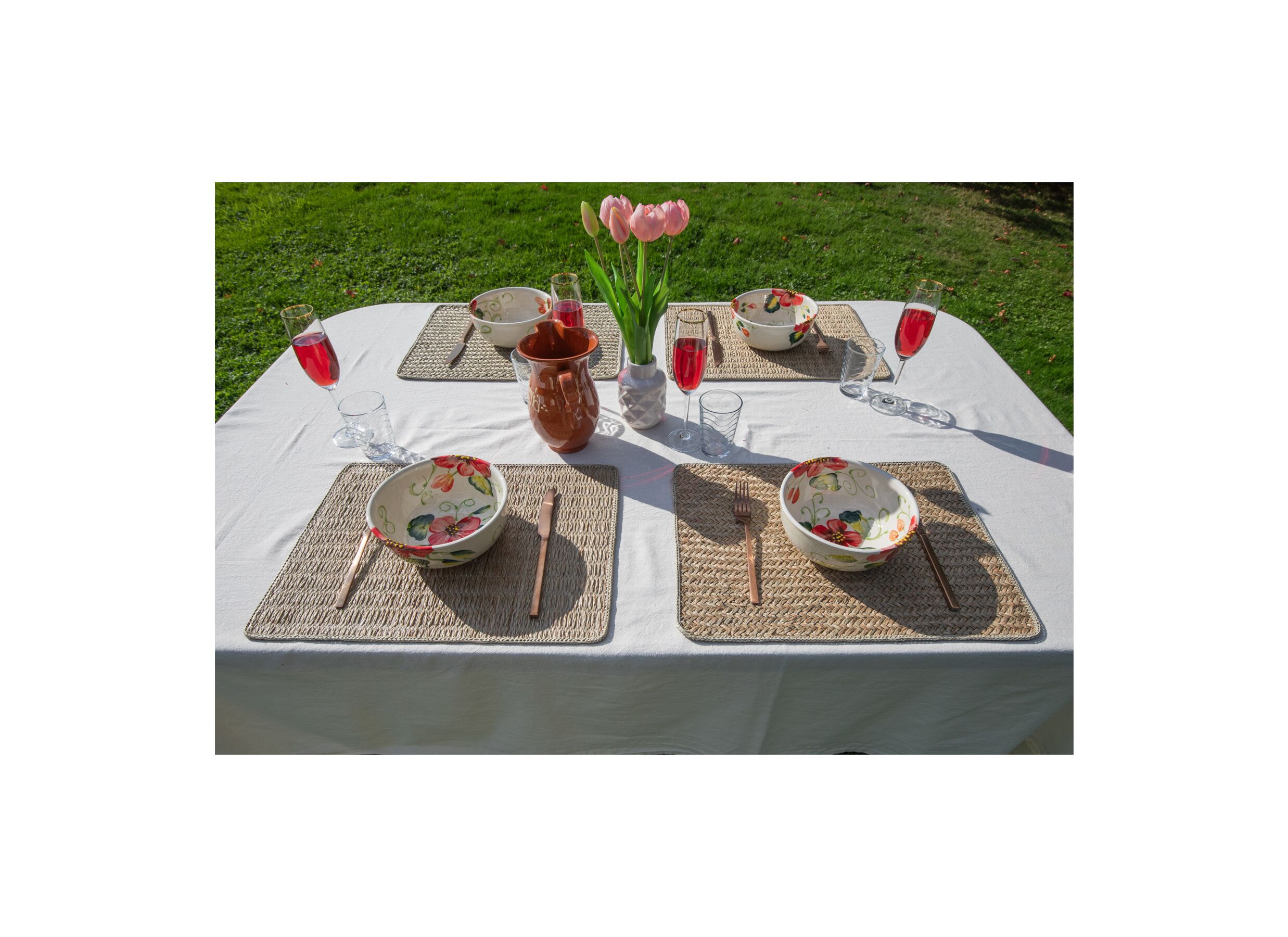 Foto ambiance - Set de table Callia 33x45cm - zostère - naturel