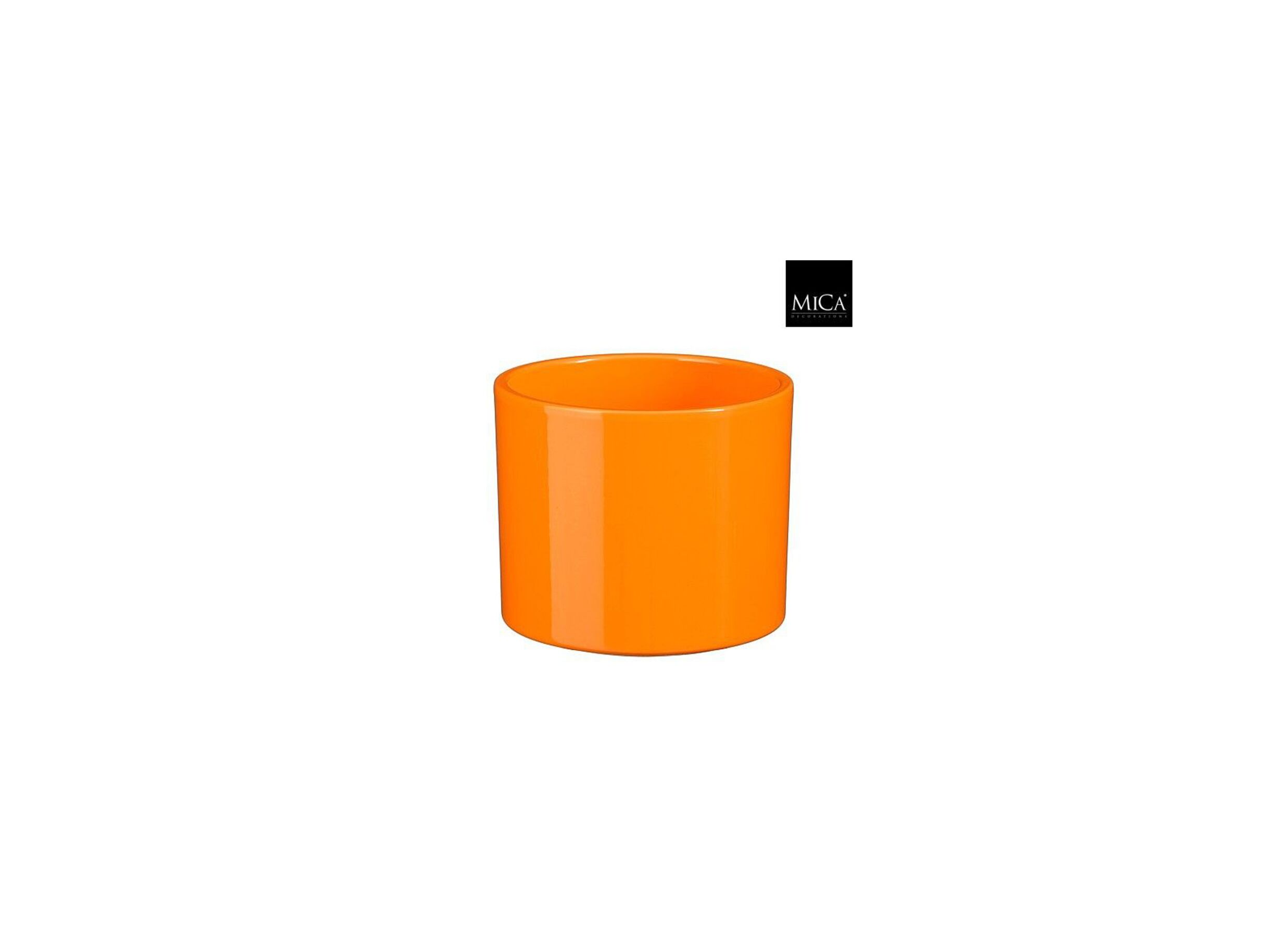 Plus Important - Cache-pot Era H14,5cm céramique orange